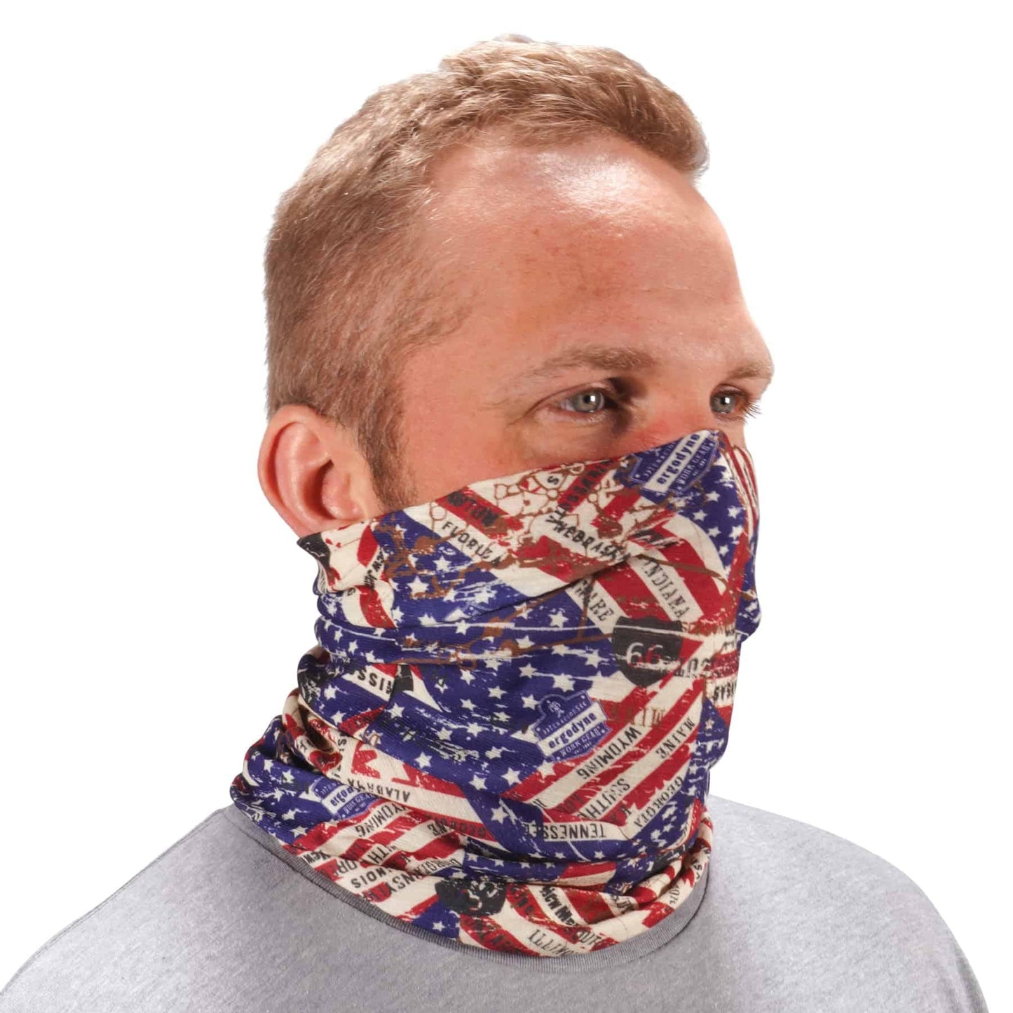 Blue Head Gaiters - Ergodyne - Multi-Band Design