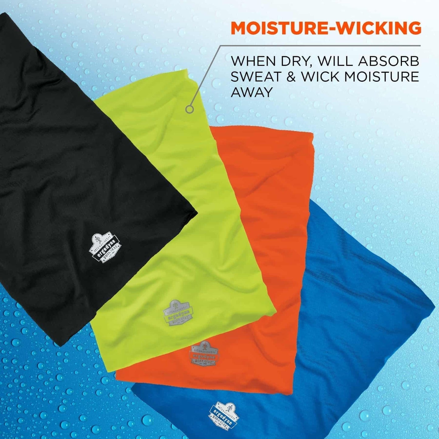 Black Cooling Gaiters - Ergodyne - Evaporative Relief