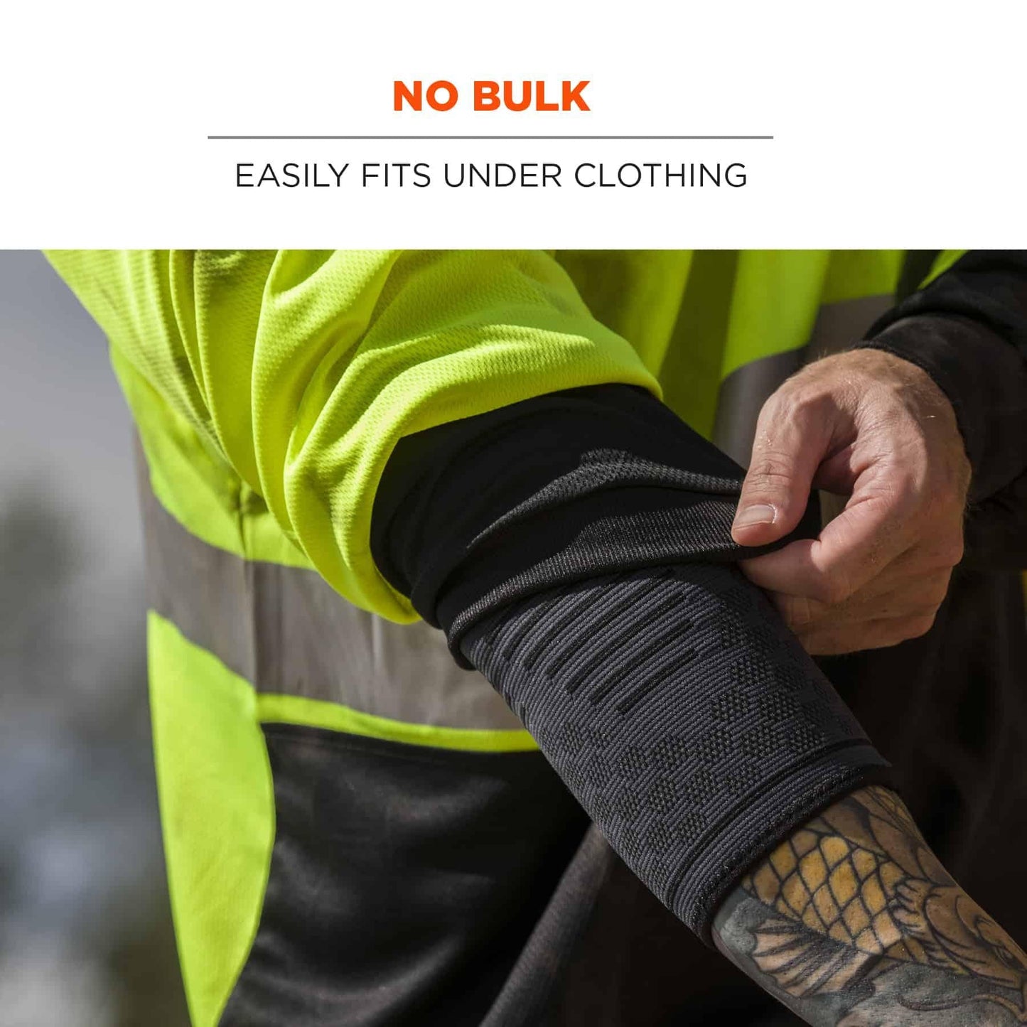 Black Elbow Sleeves - Ergodyne - Compression Support