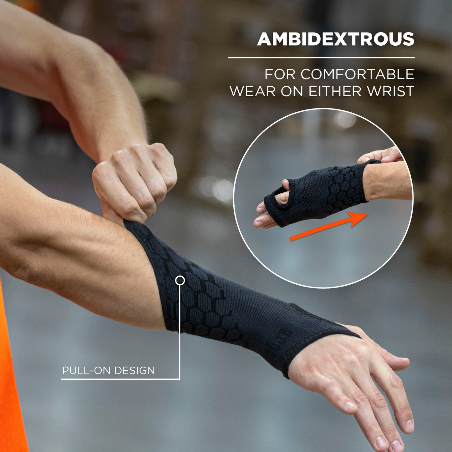 Black Wrist Wrap - Ergodyne - Compression Support