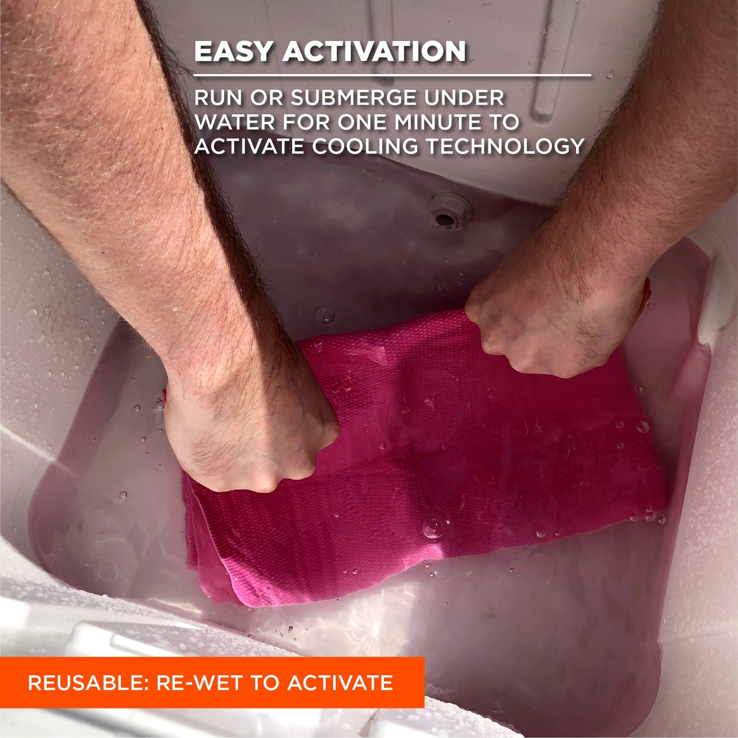 Blue Cooling Towels - Ergodyne - PVA Material