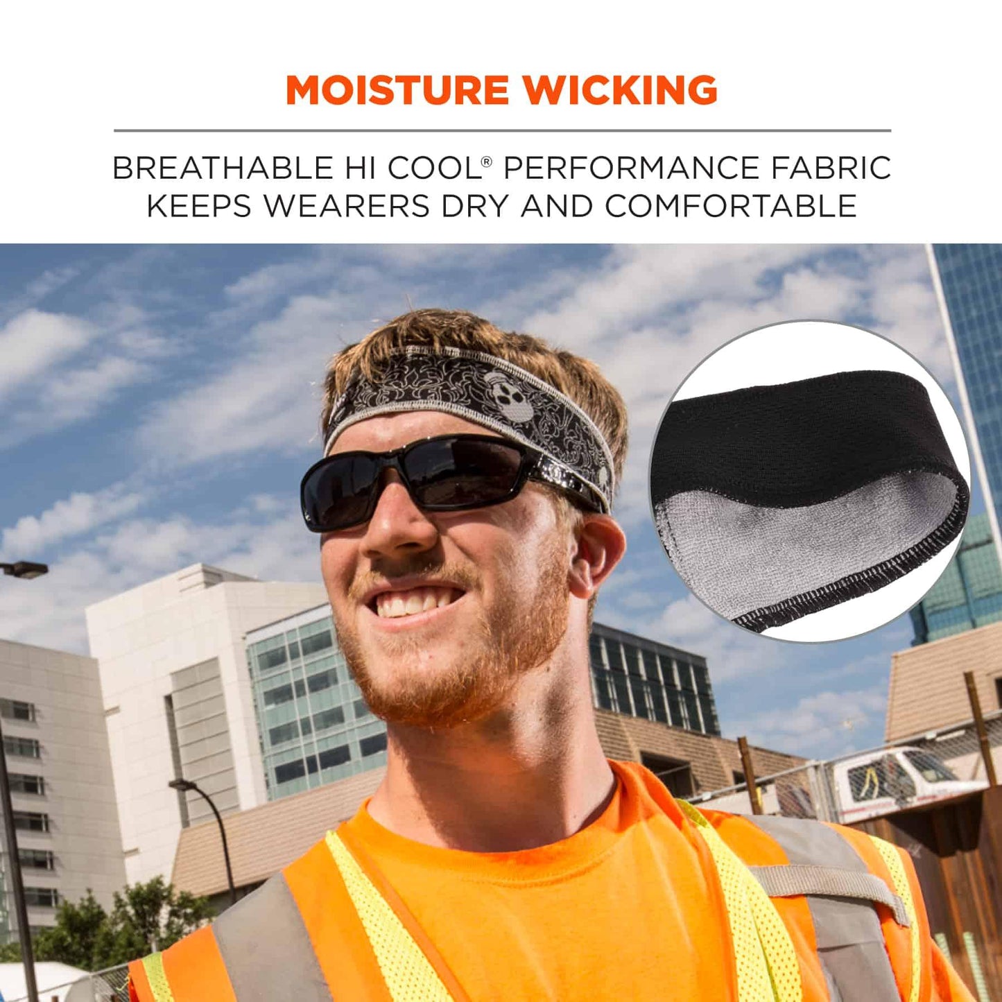 Skulls Sweatbands - Ergodyne - High-Performance Fabric