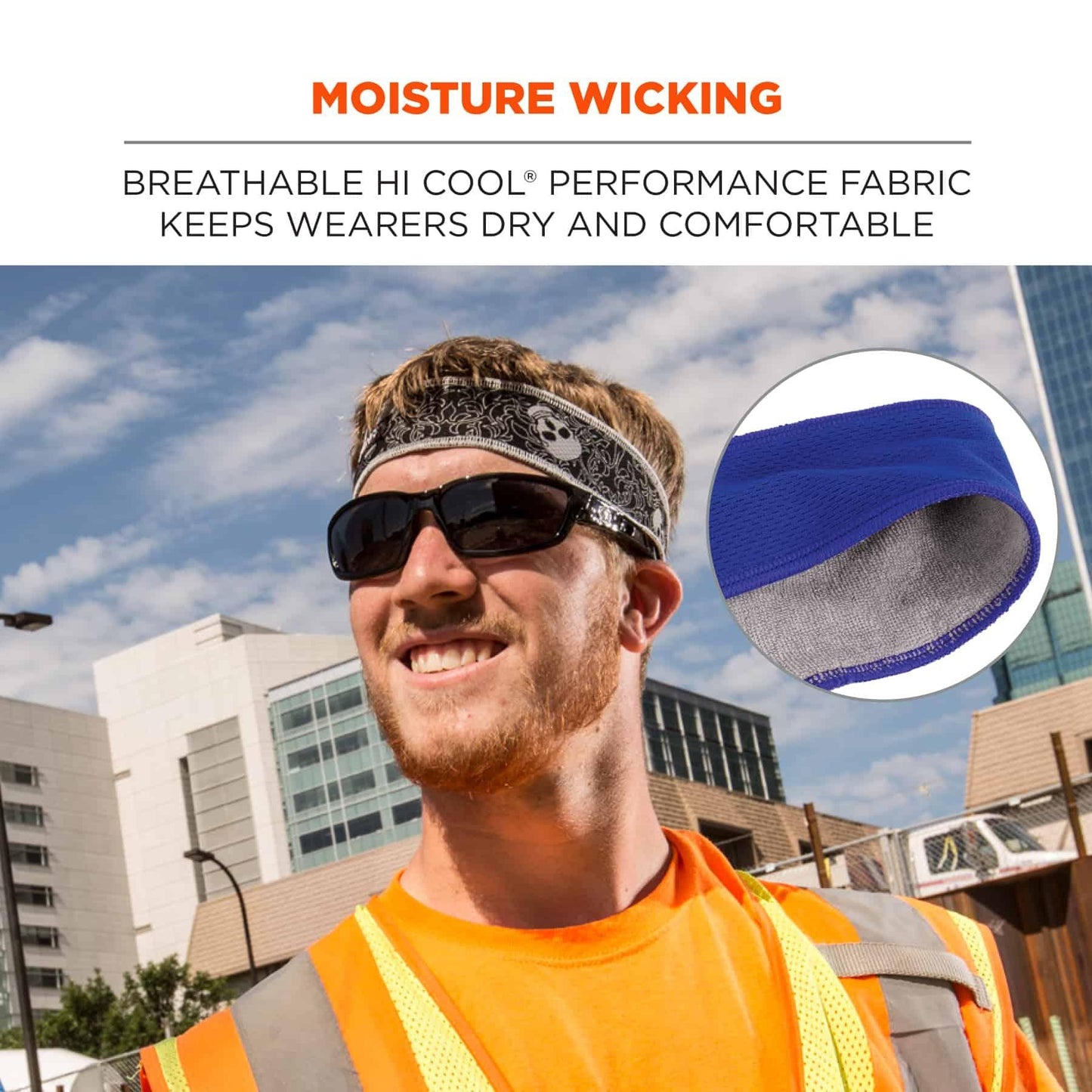 Skulls Sweatbands - Ergodyne - High-Performance Fabric
