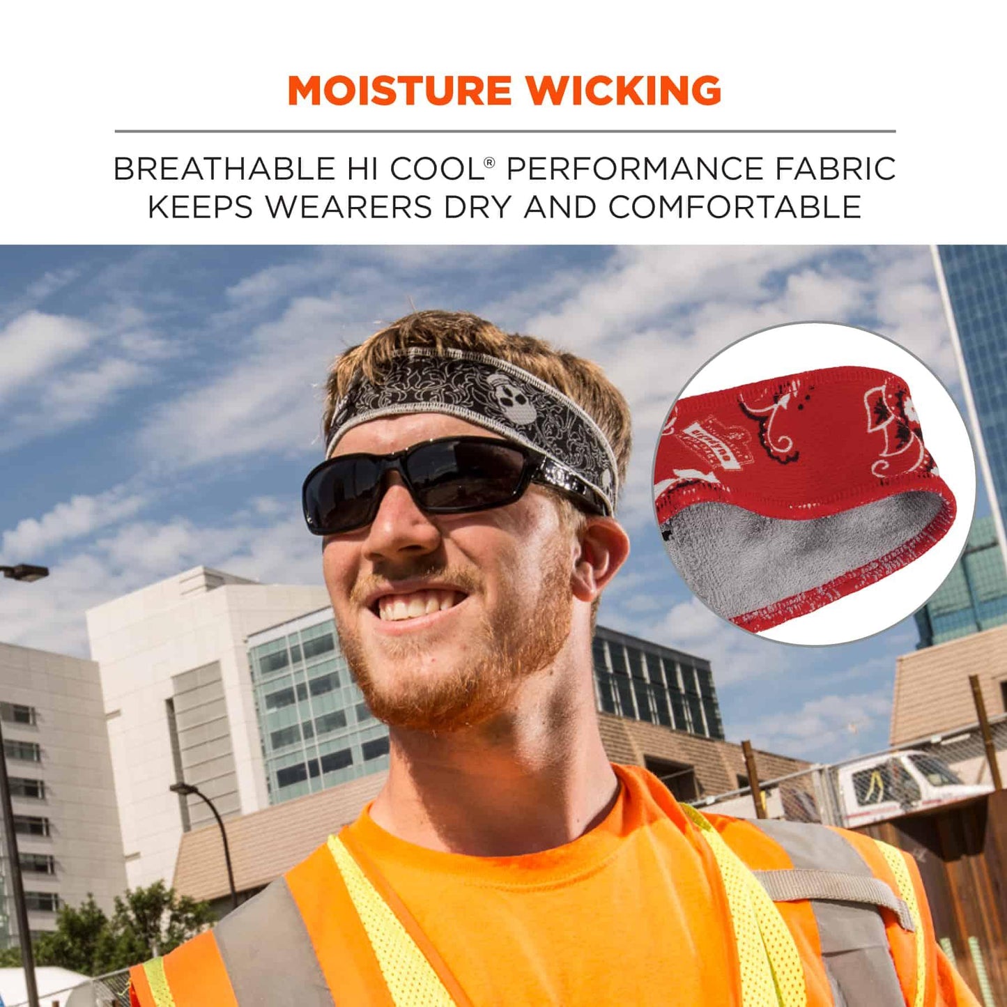 Skulls Sweatbands - Ergodyne - High-Performance Fabric