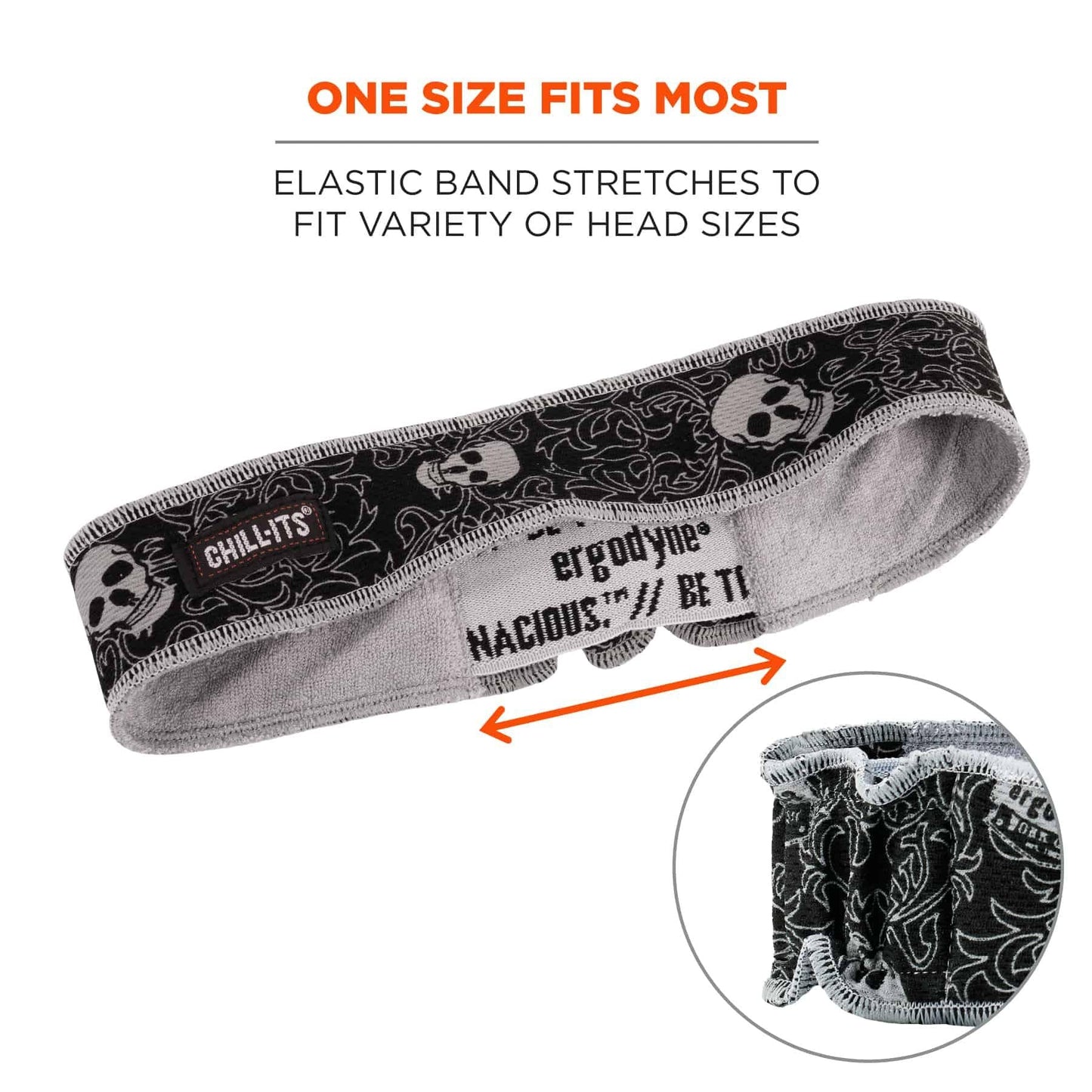 Skulls Sweatbands - Ergodyne - High-Performance Fabric