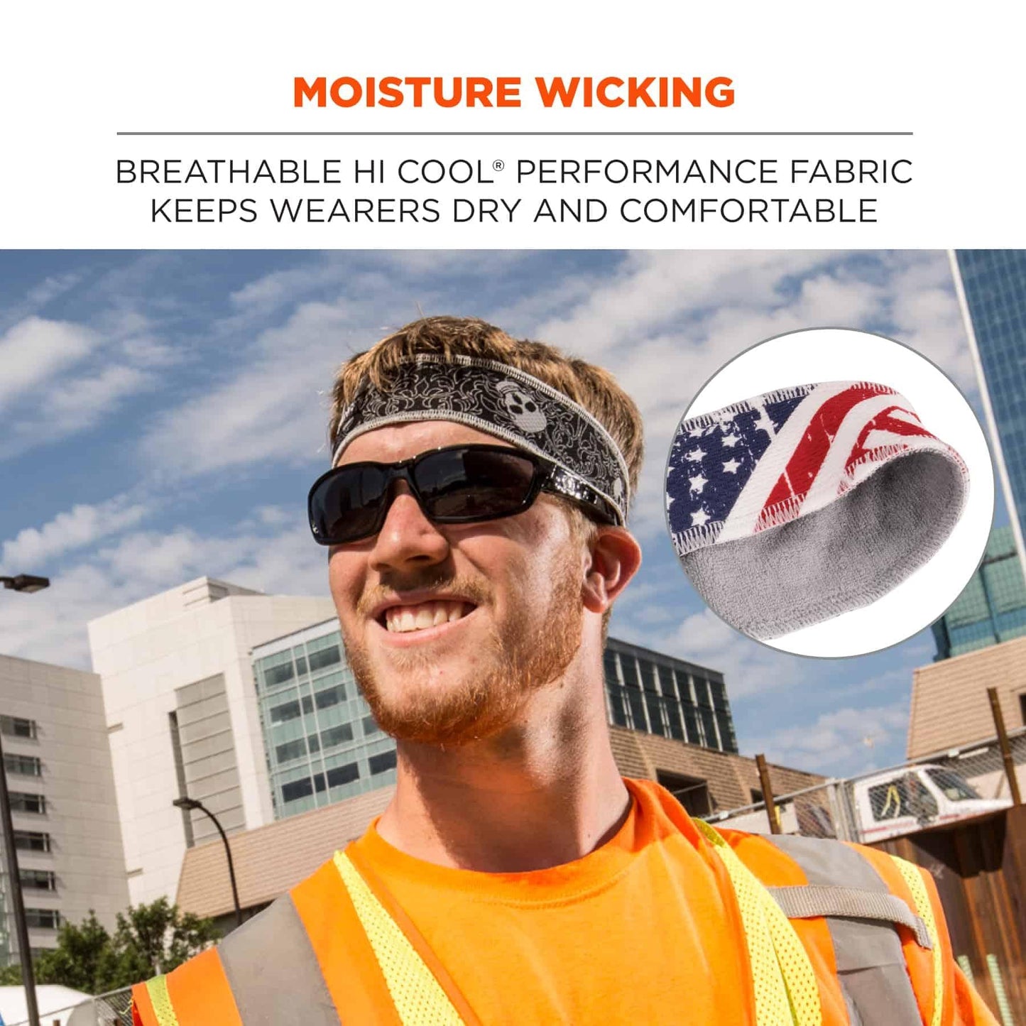 Skulls Sweatbands - Ergodyne - High-Performance Fabric
