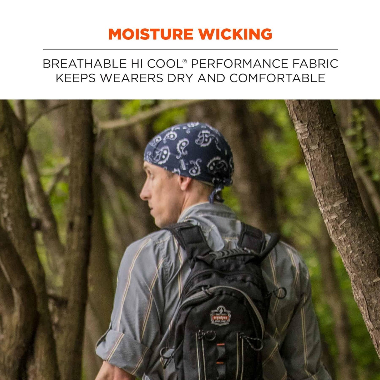 Skulls Dew Rags - Ergodyne - Moisture-Wicking Fabric
