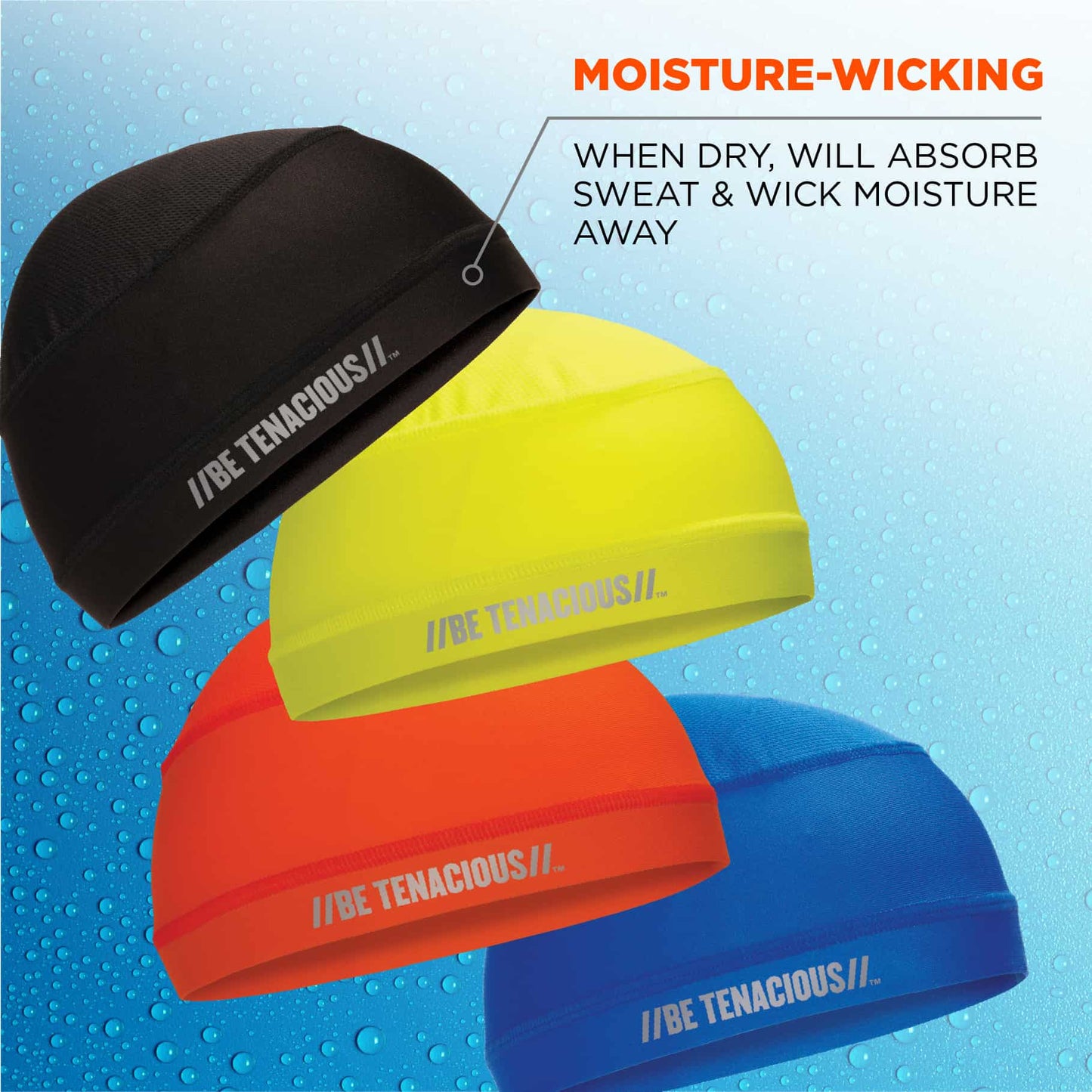 Gray Cooling Skull Cap - Ergodyne - Moisture-Wicking