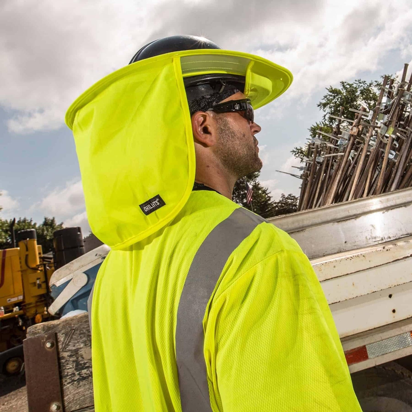 Yellow Hard Hat Shades - Ergodyne - Lightweight Protection