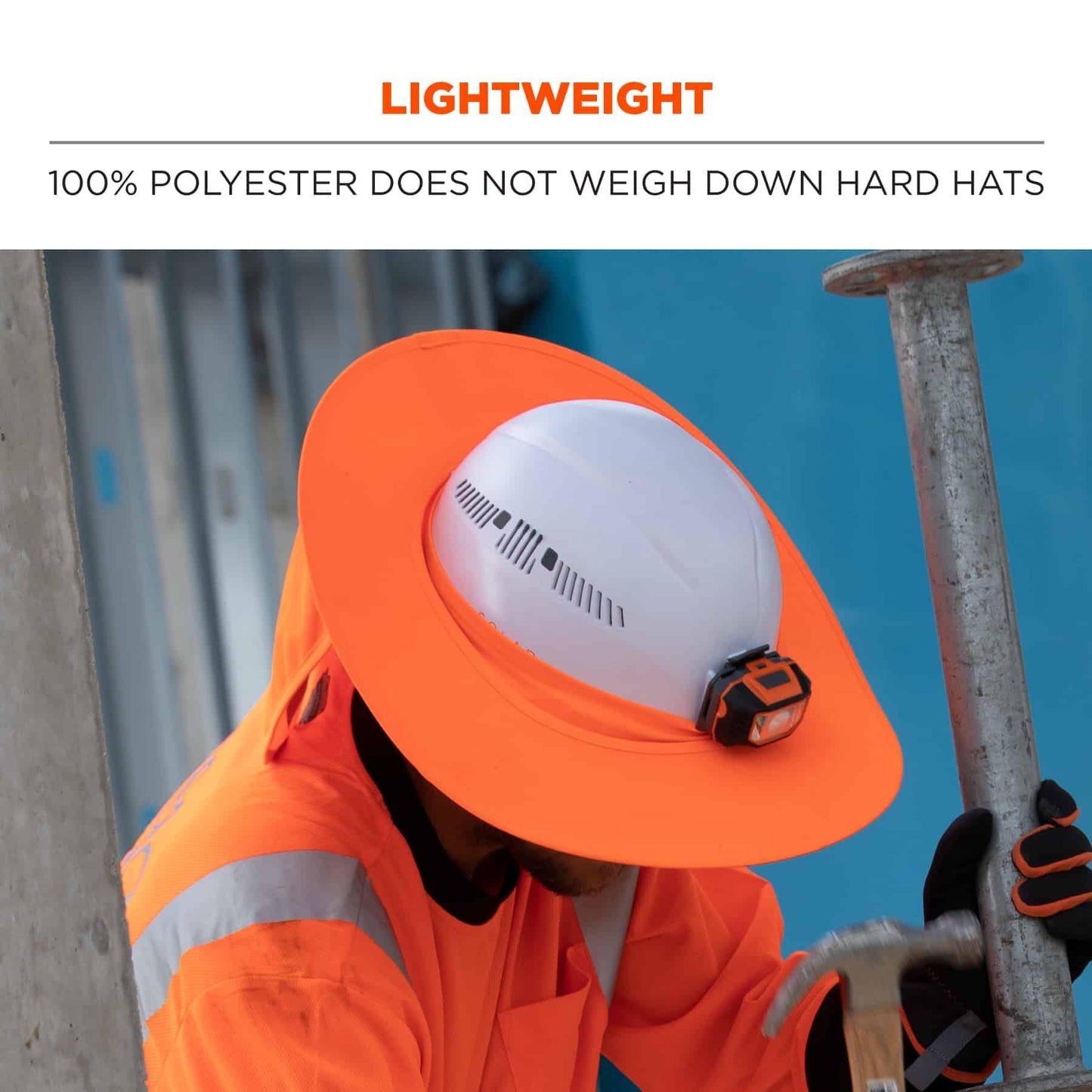 Yellow Hard Hat Shades - Ergodyne - Lightweight Protection