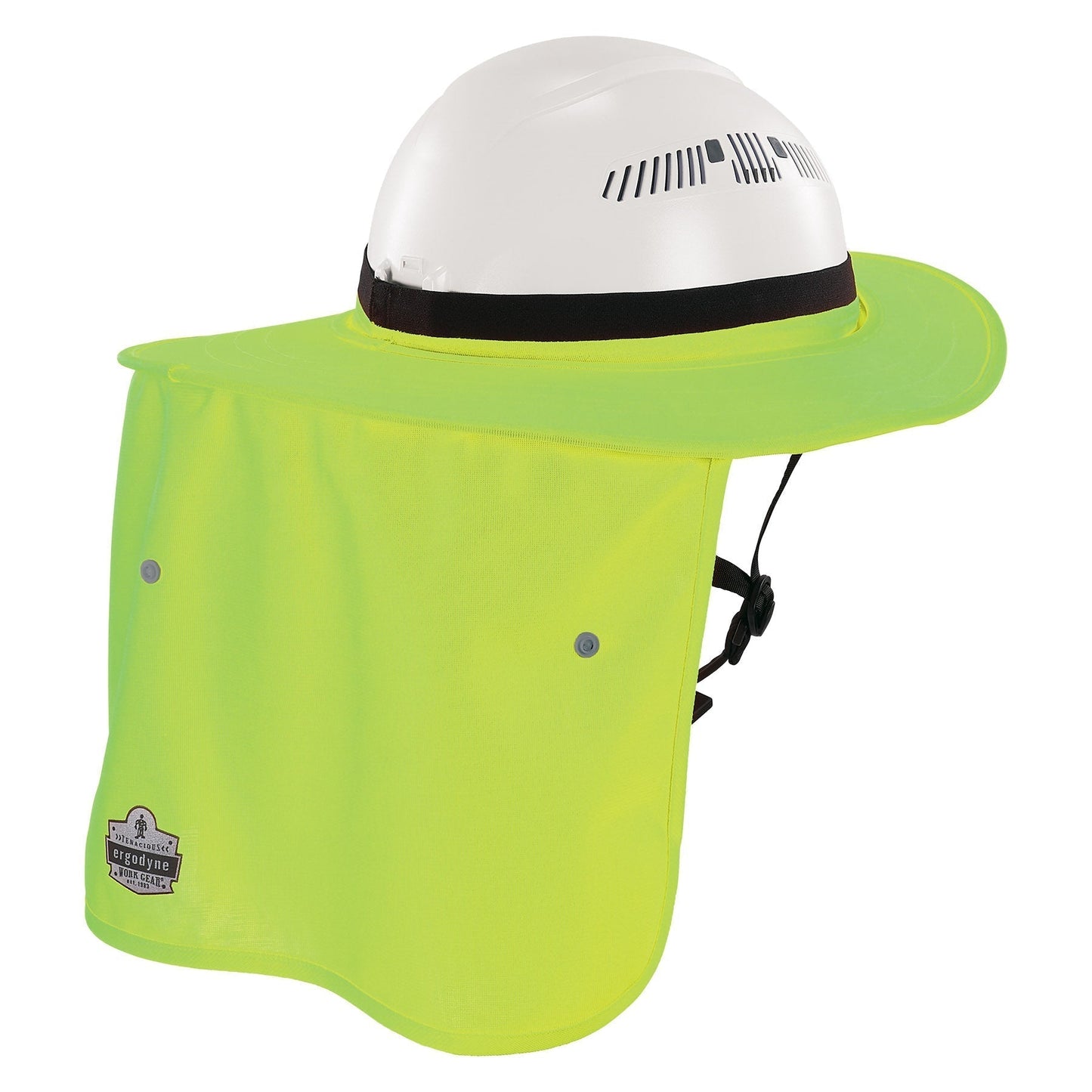 Lime Neck Shades - Ergodyne - Universal Hard Hat Brim