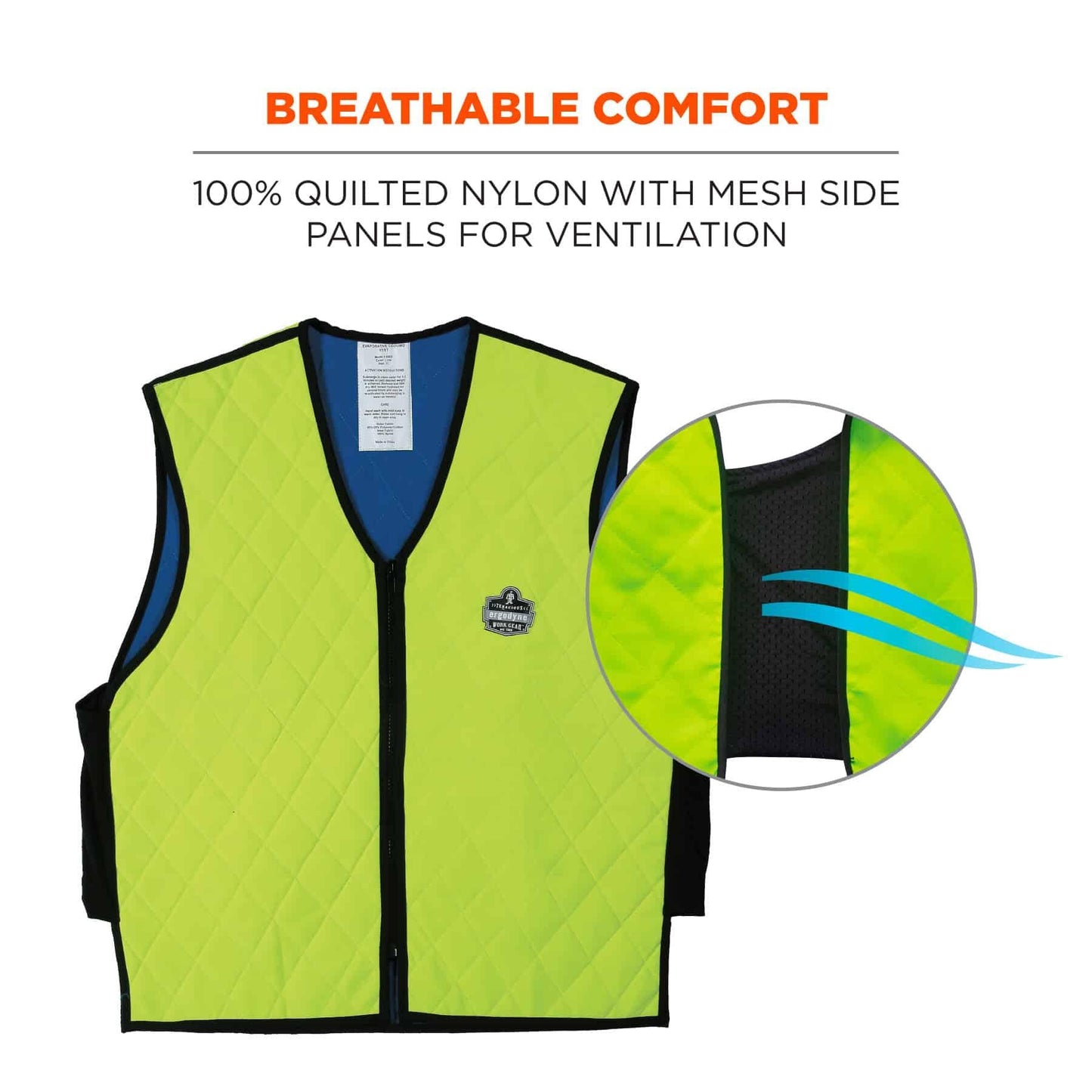 Gray Cooling Vest - Ergodyne - Lightweight Fabric