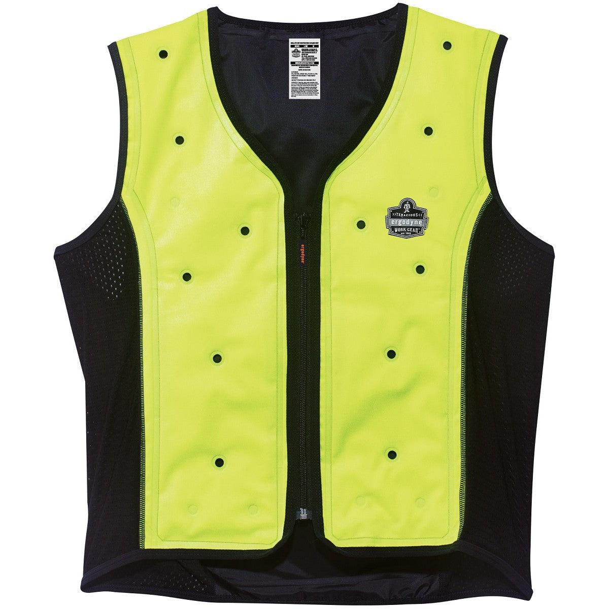 Yellow/Lime Cooling Vest - Ergodyne - Dry Evaporative