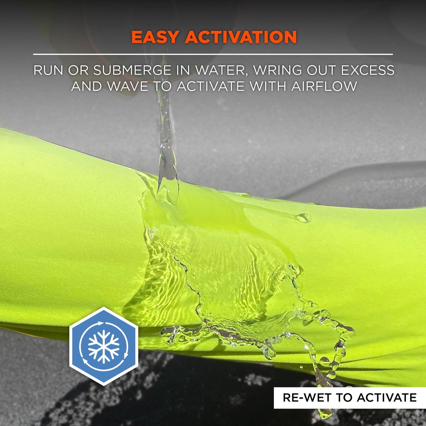 Yellow/Lime Safety Shirt - Ergodyne - Cooling Comfort