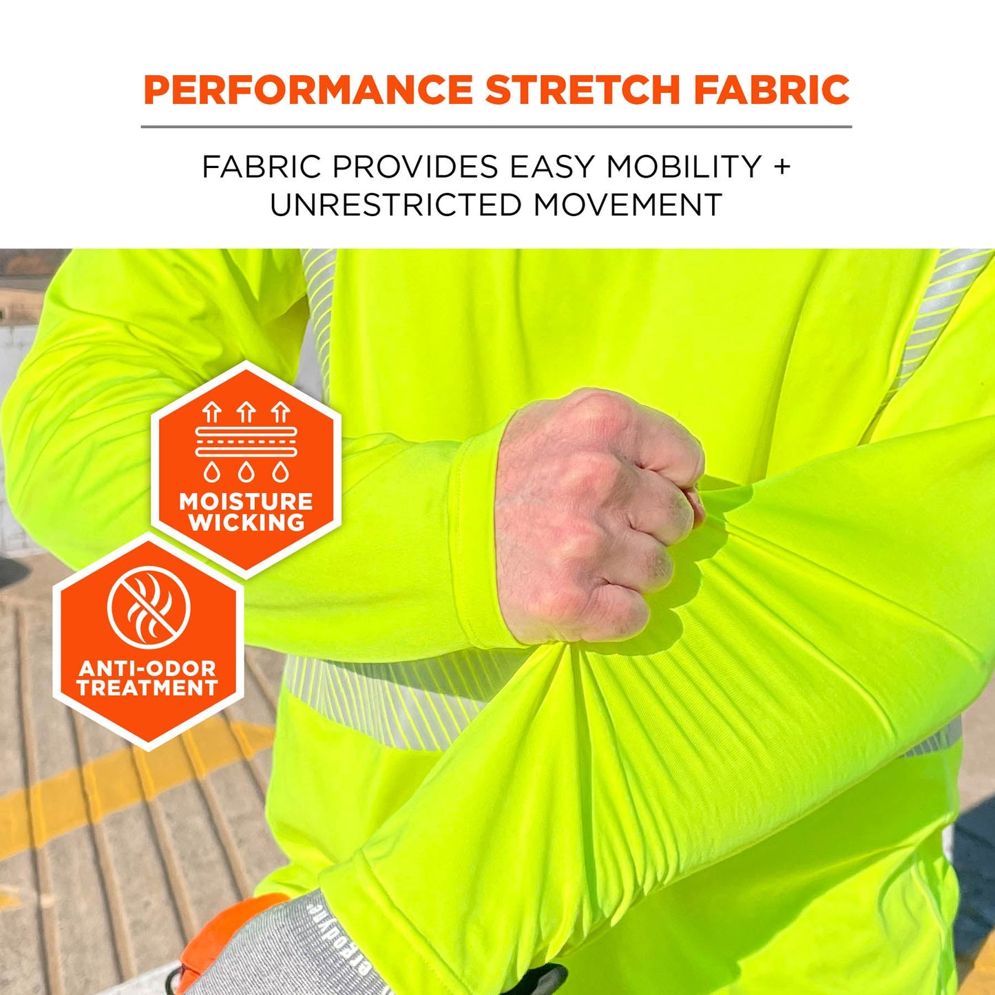 Yellow/Lime Safety Shirt - Ergodyne - Cooling Comfort