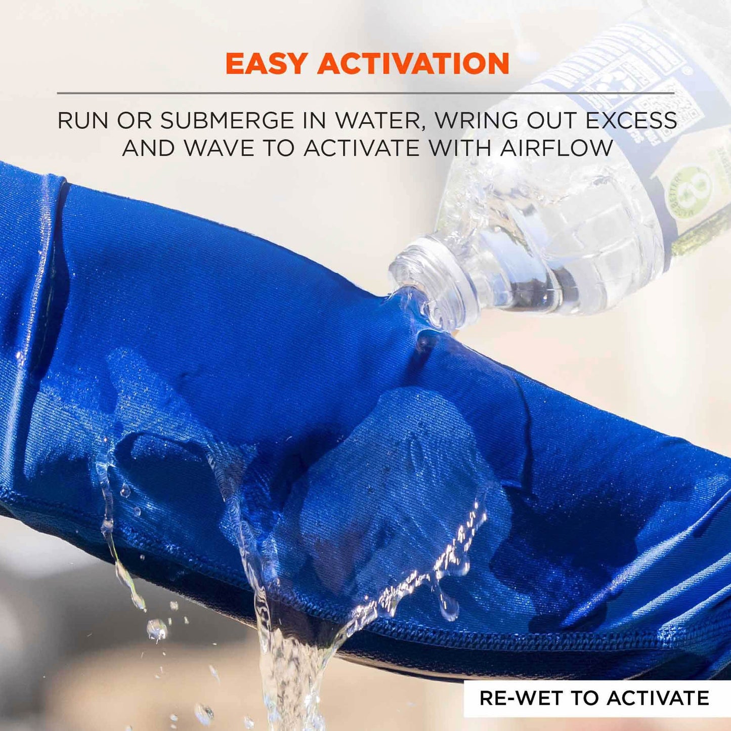 Blue Cooling Shirt - Ergodyne - UV Protection