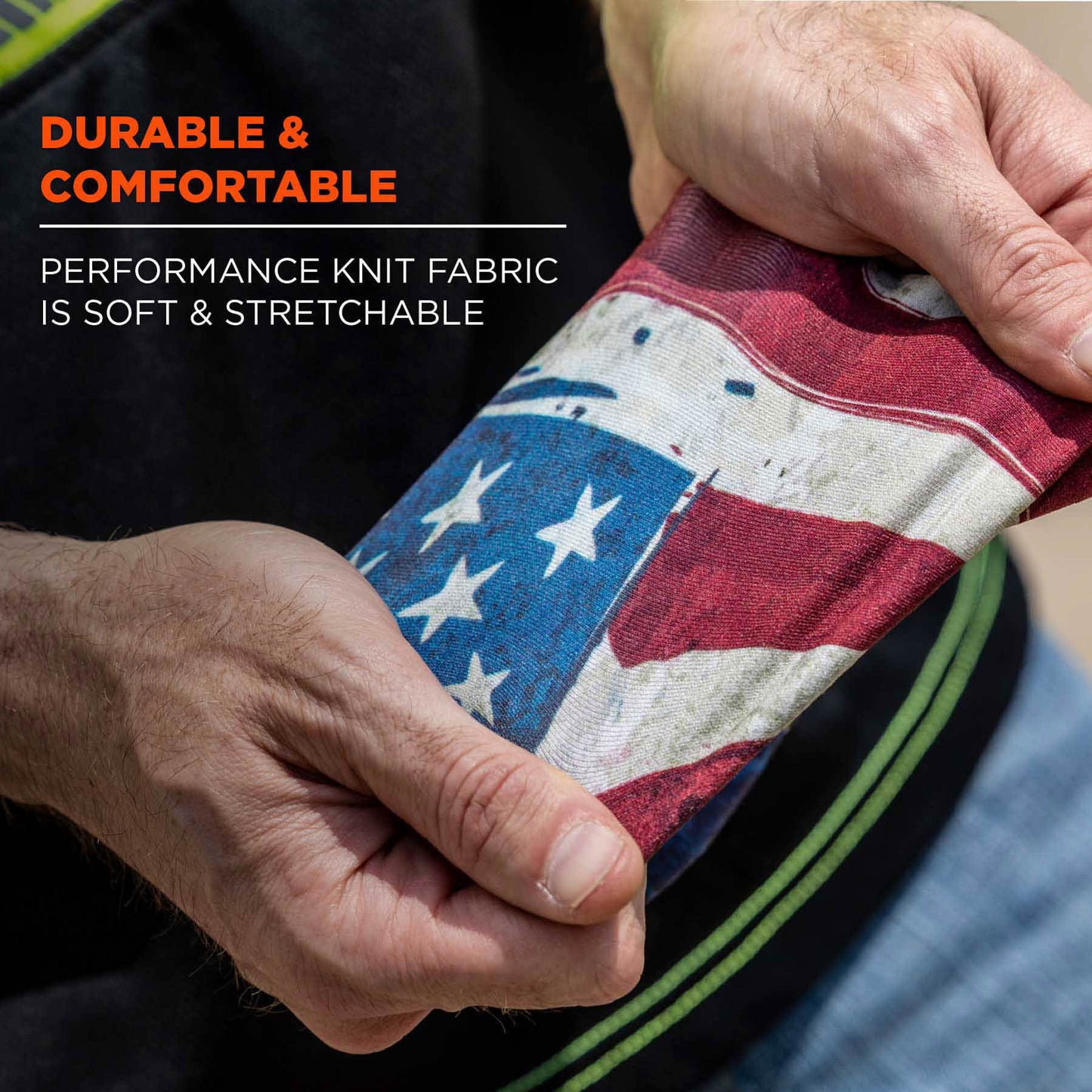American Flag Sleeves - Ergodyne - Moisture-Wicking