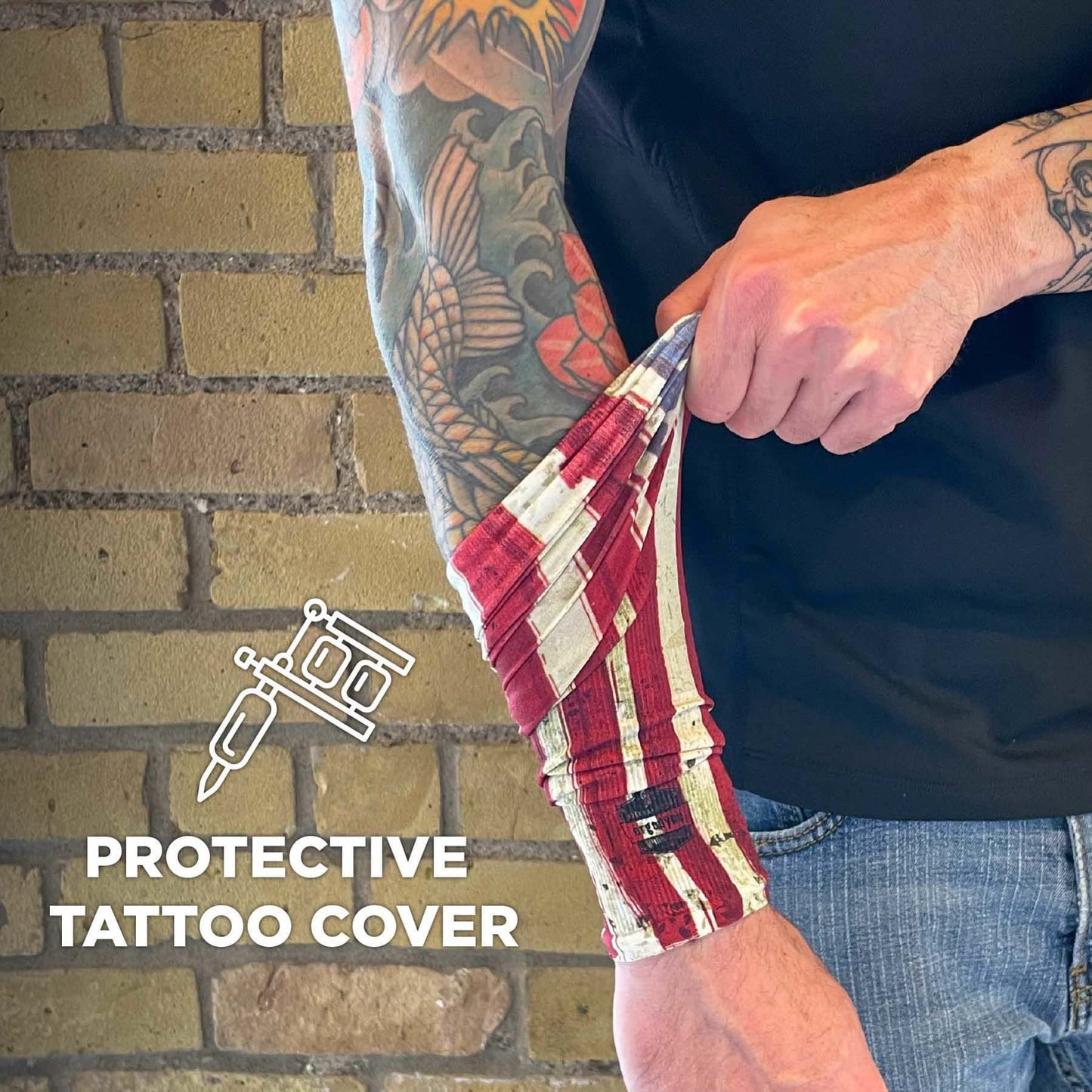 American Flag Sleeves - Ergodyne - Moisture-Wicking