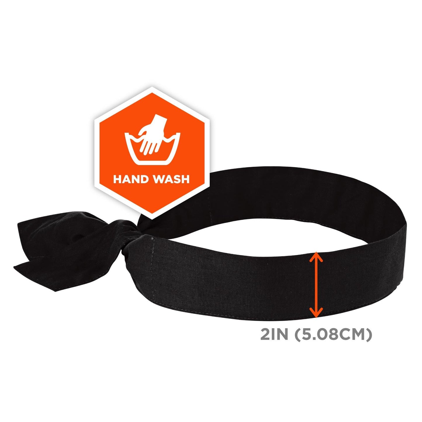 Black Bandanas - Ergodyne - Evaporative Cooling Design