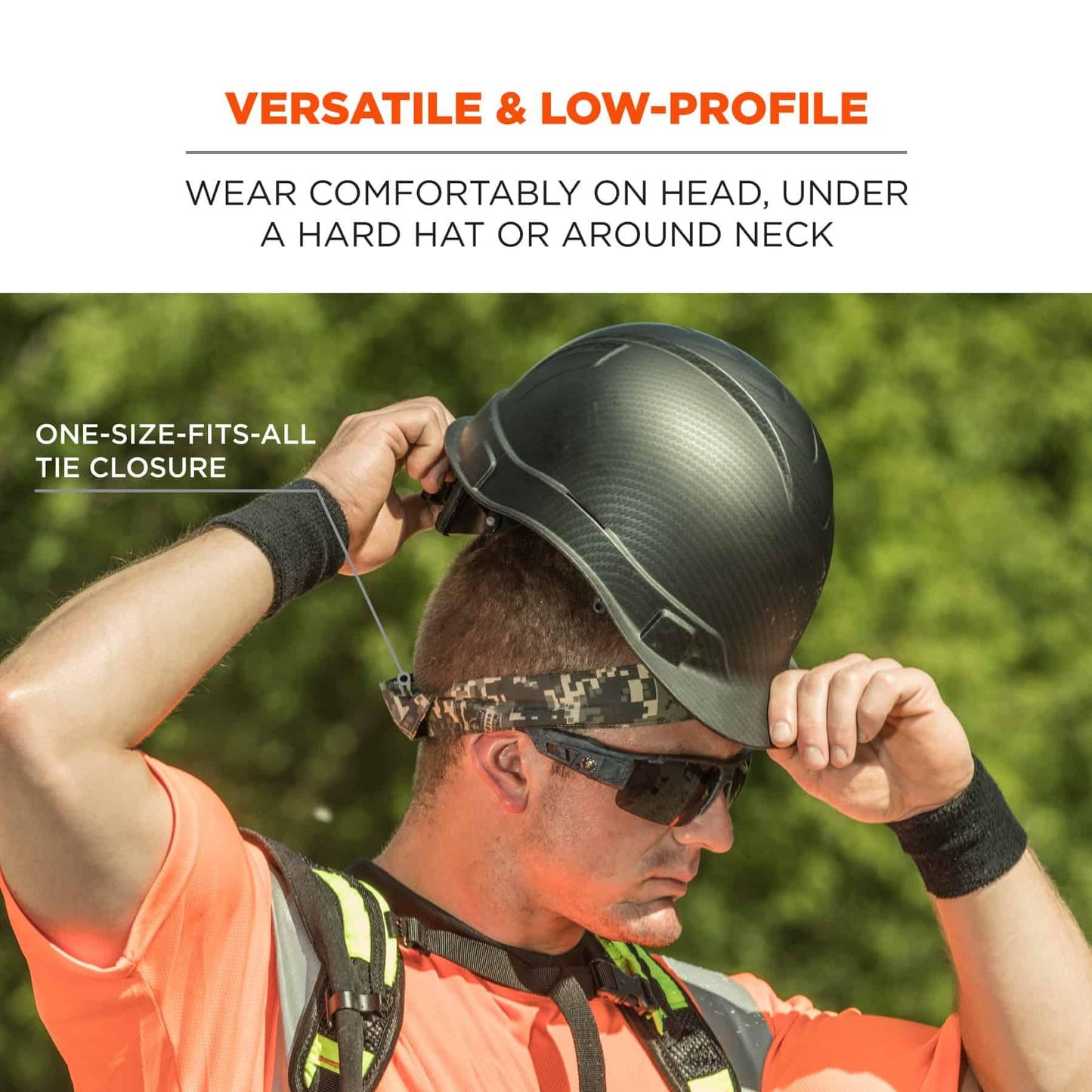Black Bandanas - Ergodyne - Evaporative Cooling Design