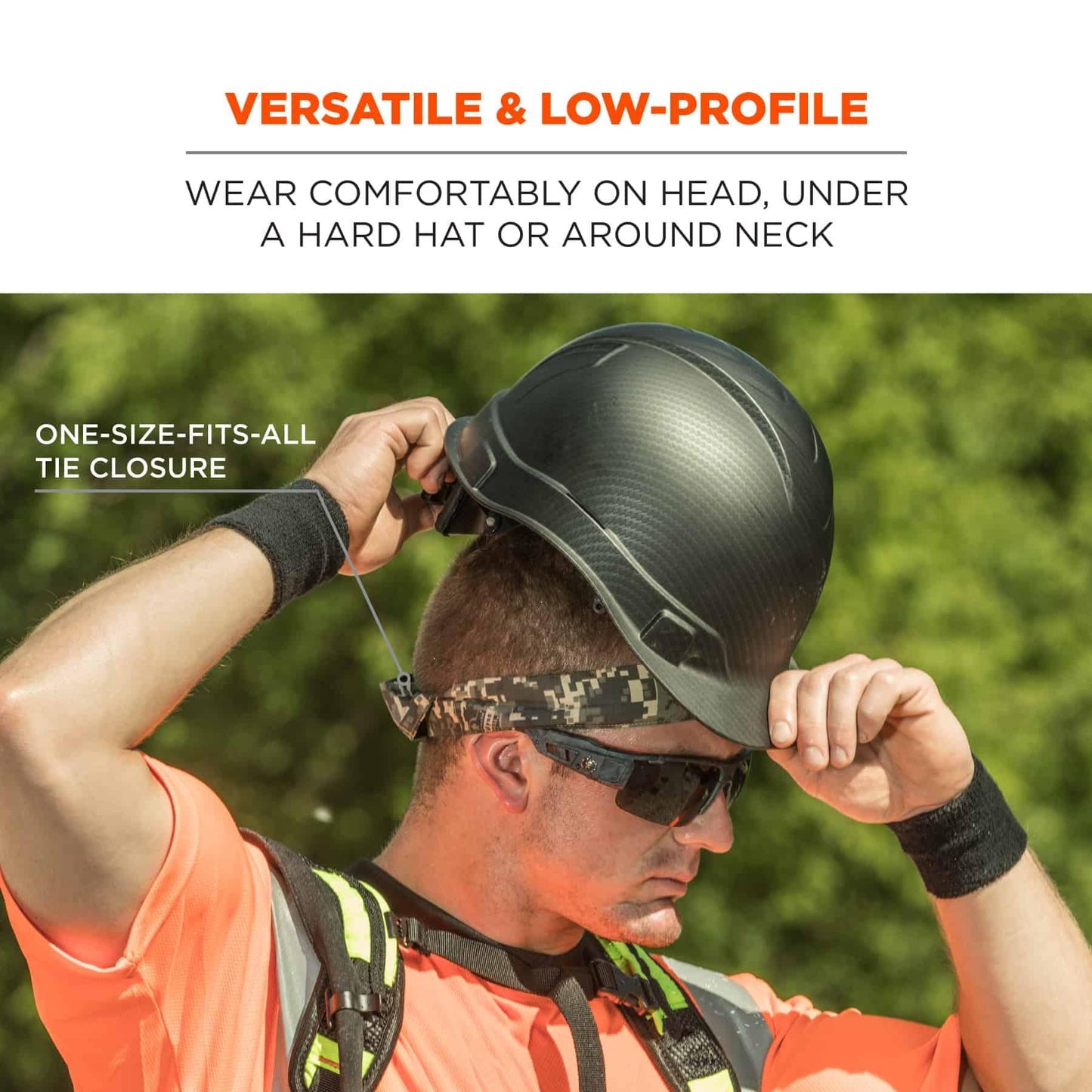 Black Bandanas - Ergodyne - Evaporative Cooling Towel
