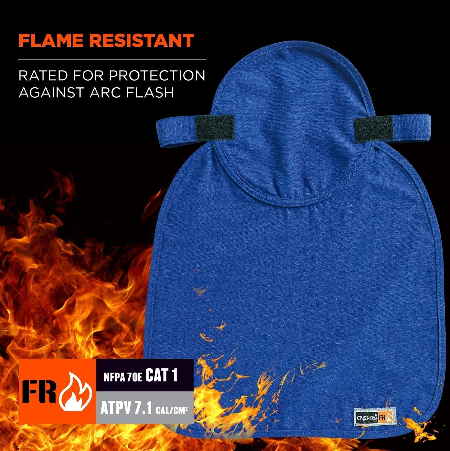 Blue Cooling Hard Hat Pad - Ergodyne - Evaporative Fabric