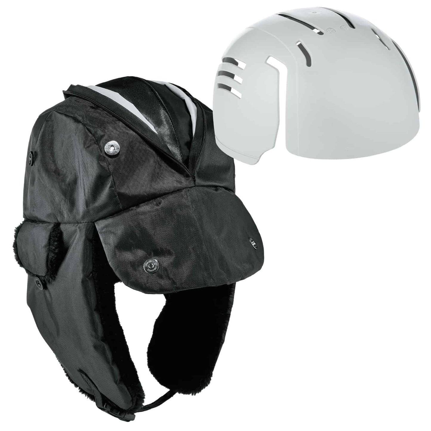Black Trapper Hat - Ergodyne - Insulated Bump Cap