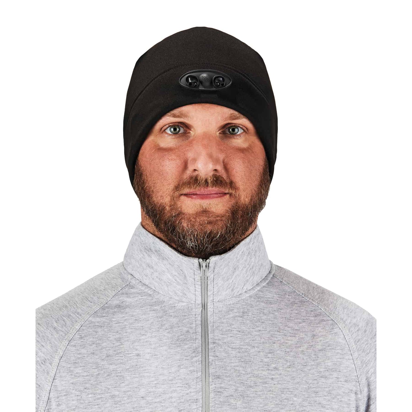 Black Beanies - Ergodyne - Fleece Hat With Led Lights