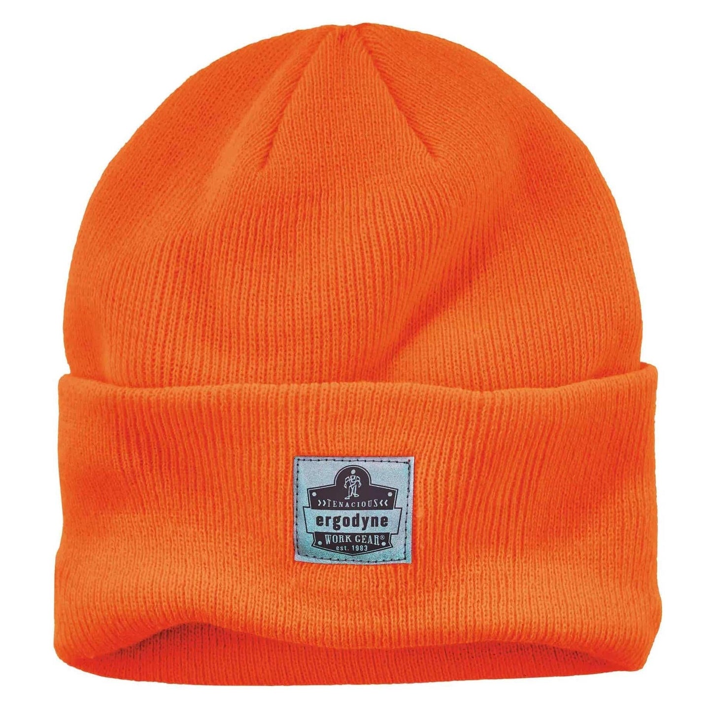 Black Knit Caps - Ergodyne - Warm Cuffed Beanie - Stylish Fit