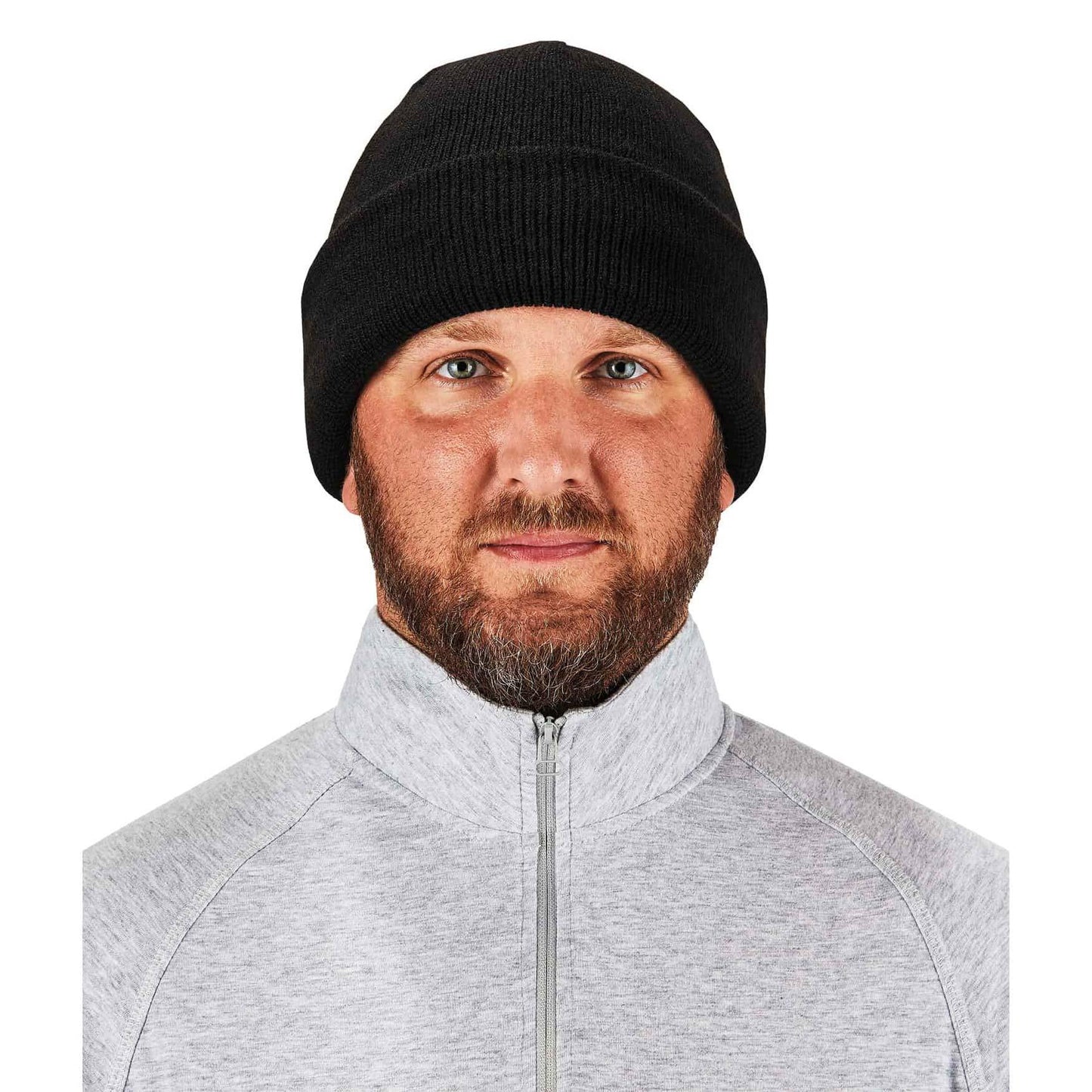 Black Knit Cap - Ergodyne - Warm Ribbed Beanie