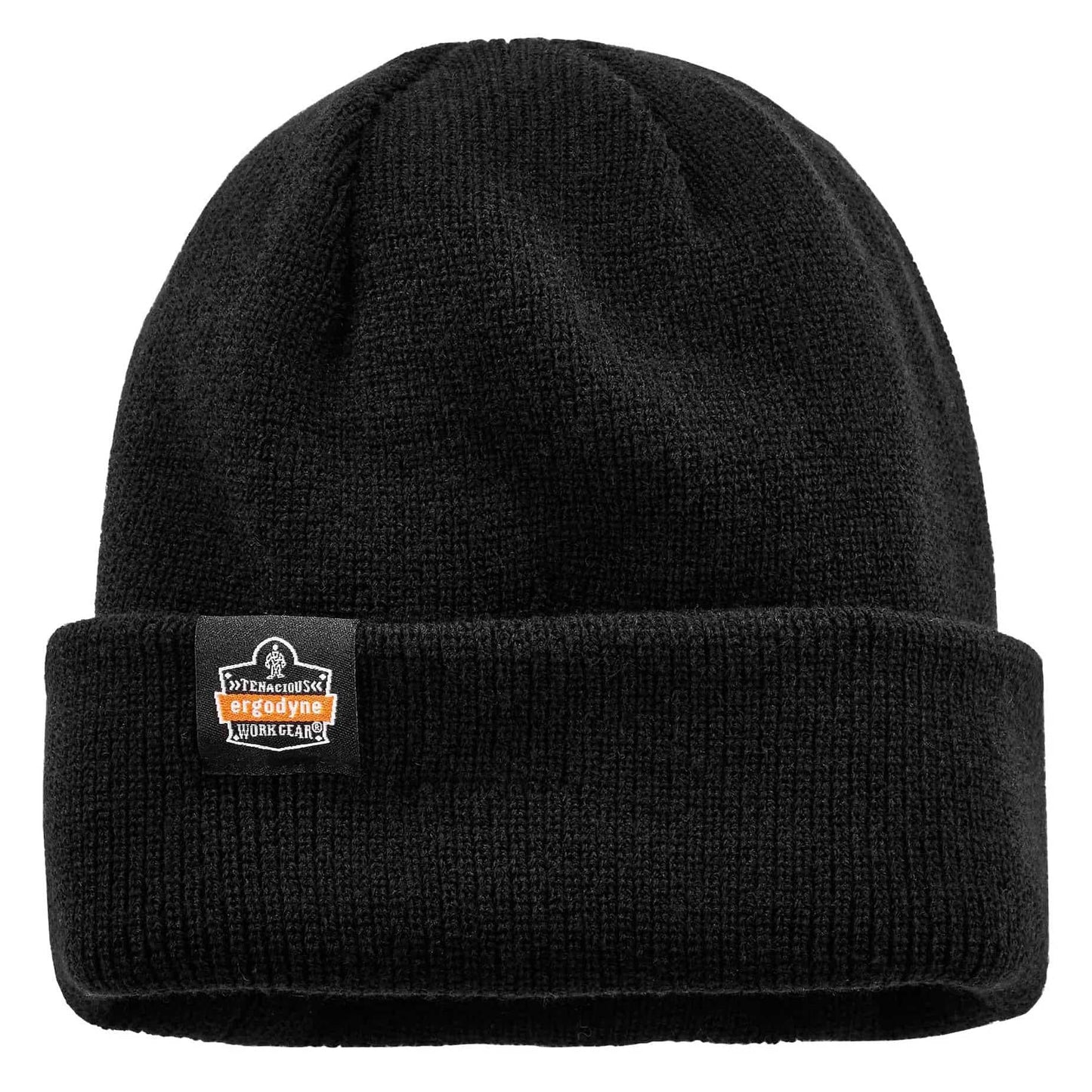 Black Knit Cap - Ergodyne - Warm Ribbed Beanie