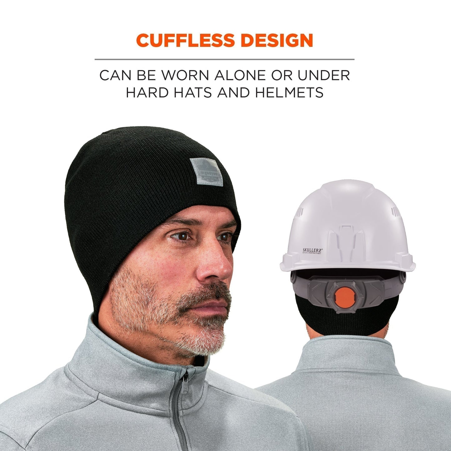 Black Knit Cap - Ergodyne - Warm Ribbed Design
