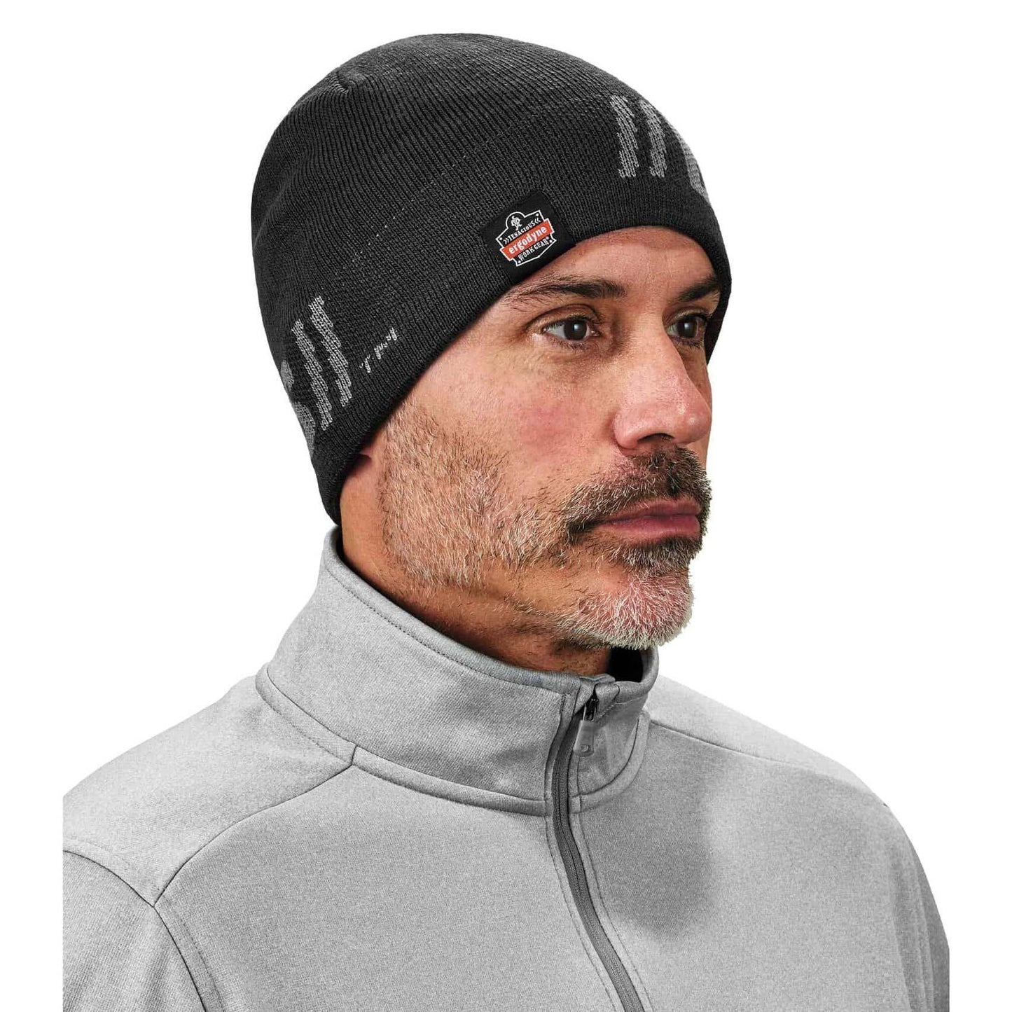Black Knit Beanie - Ergodyne - Stretch Acrylic