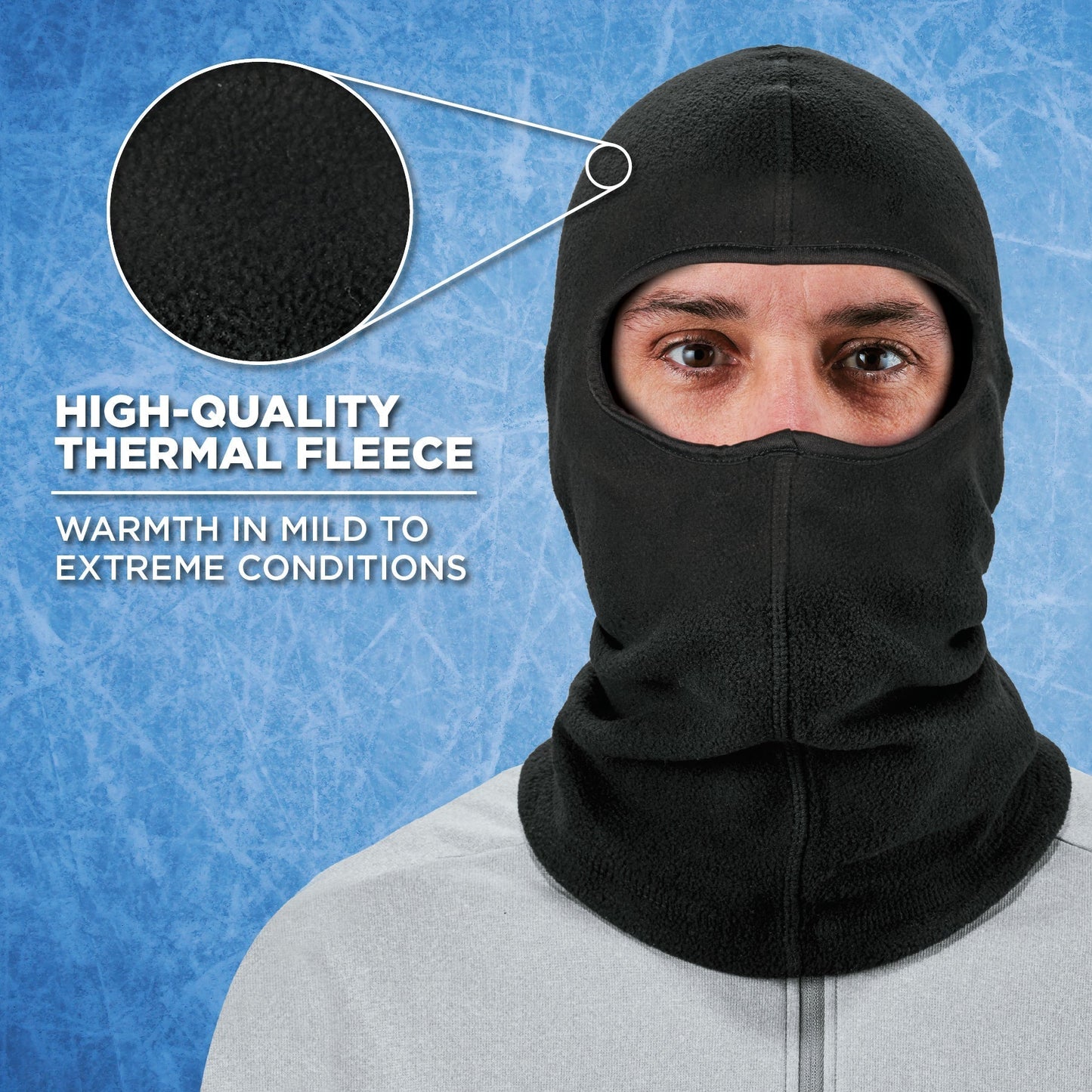 Black Fleece Balaclavas - Ergodyne - Thermal Design