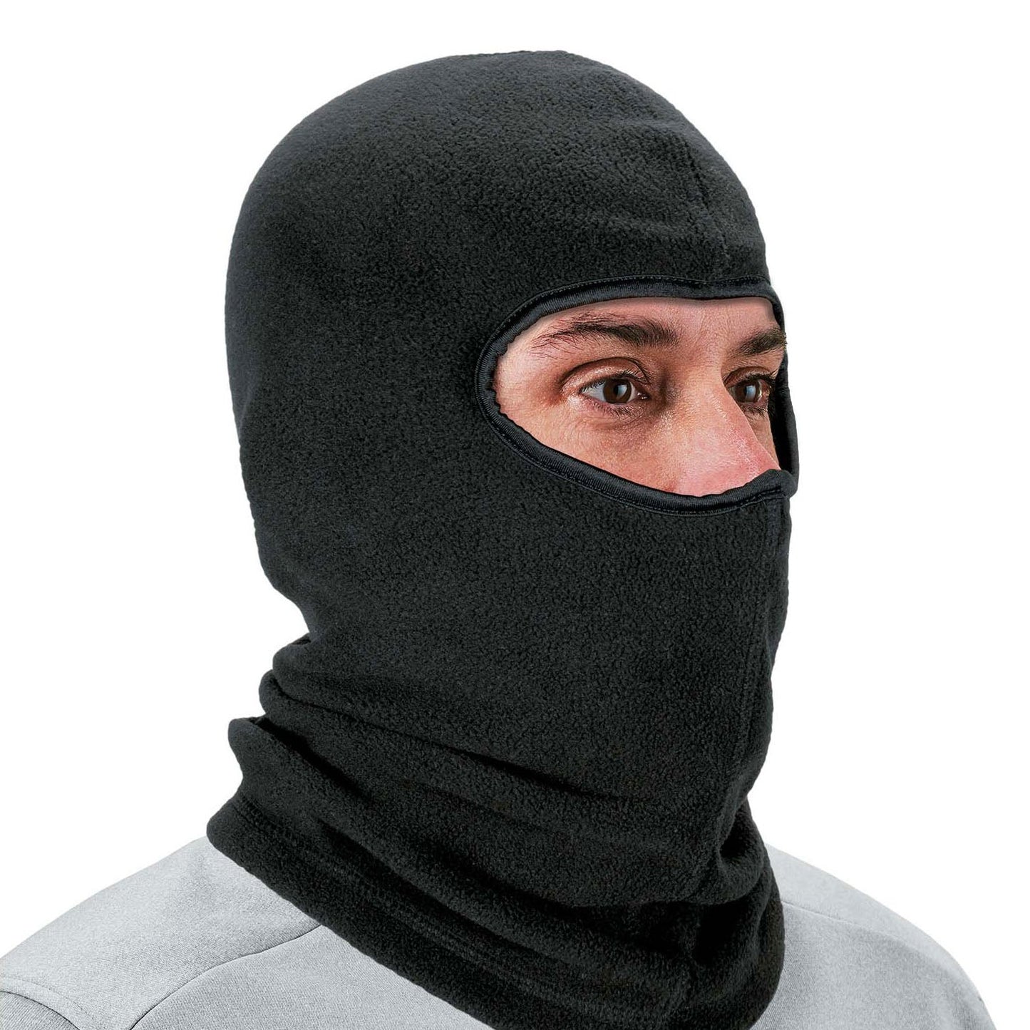 Black Balaclava - Ergodyne - Recycled Fleece Fabric