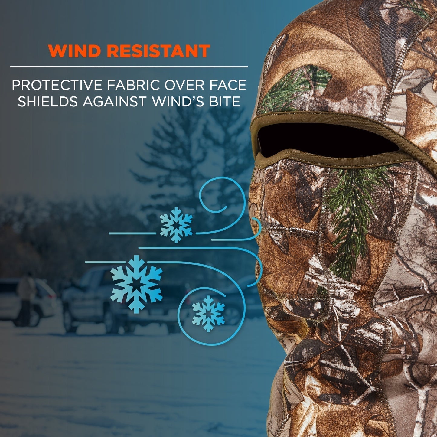 Camo Balaclavas - Ergodyne - Wind-Proof Fleece