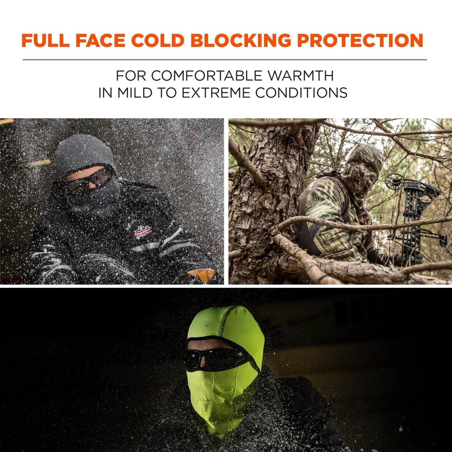 Camo Balaclavas - Ergodyne - Wind-Proof Fleece