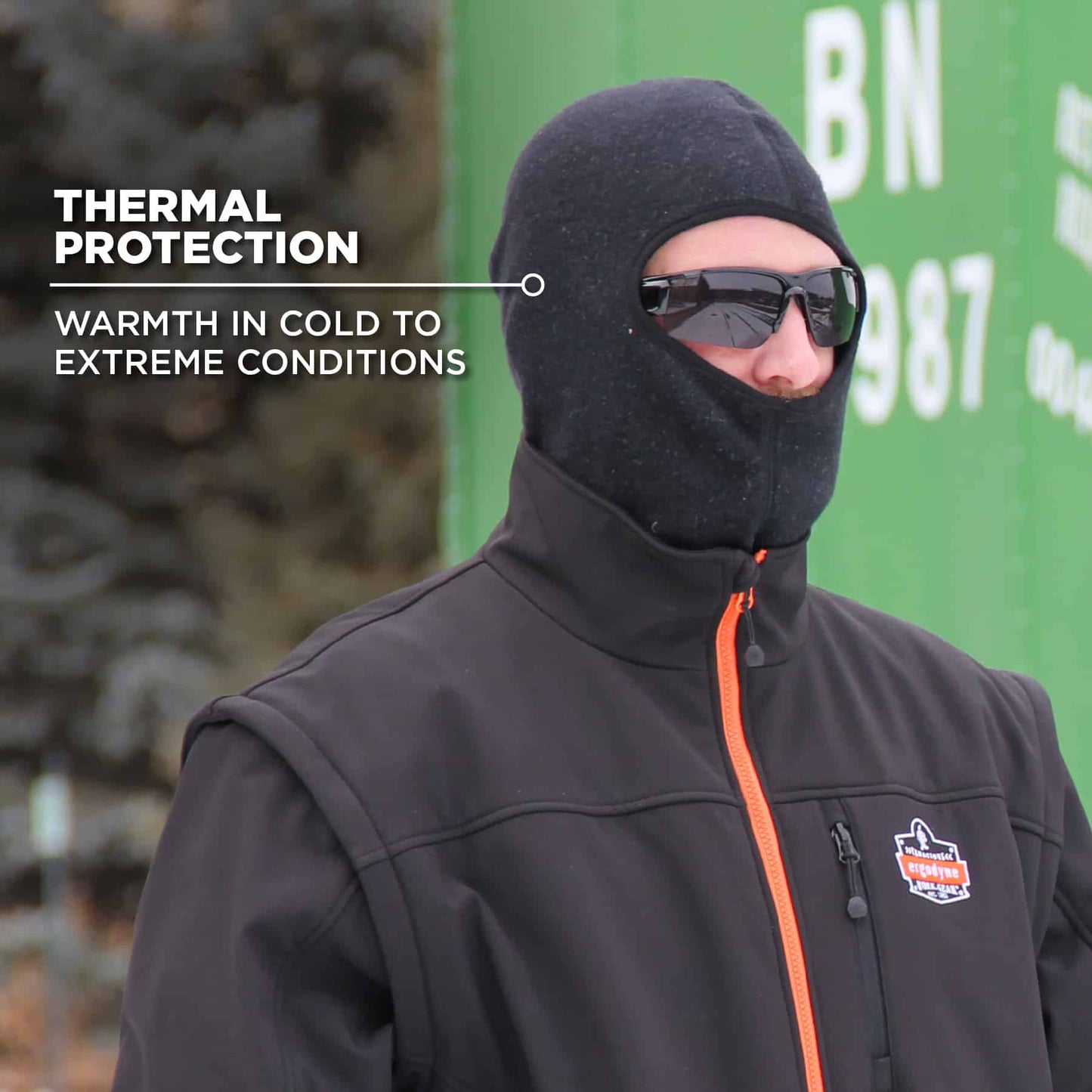 Black Balaclavas - Ergodyne - Warm Modacrylic Fleece