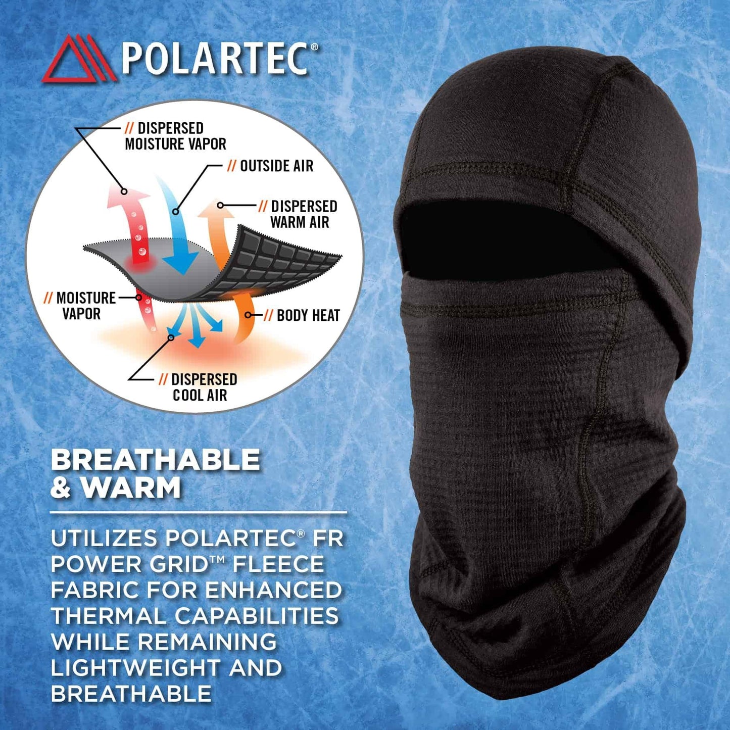 Black Balaclavas - Ergodyne - Flame Resistant Fleece