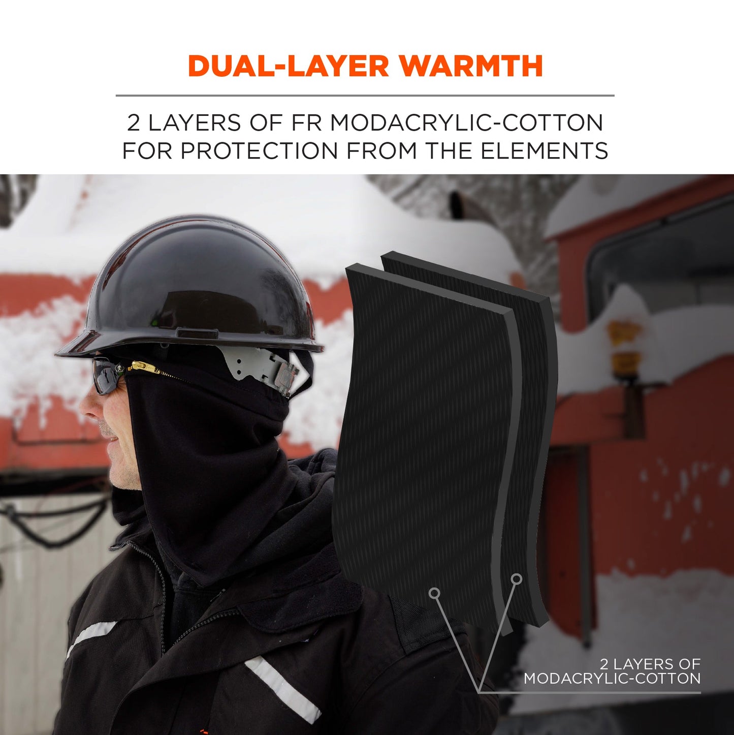 Zipper Removal Winter Liners - Ergodyne - Durable FR Cap