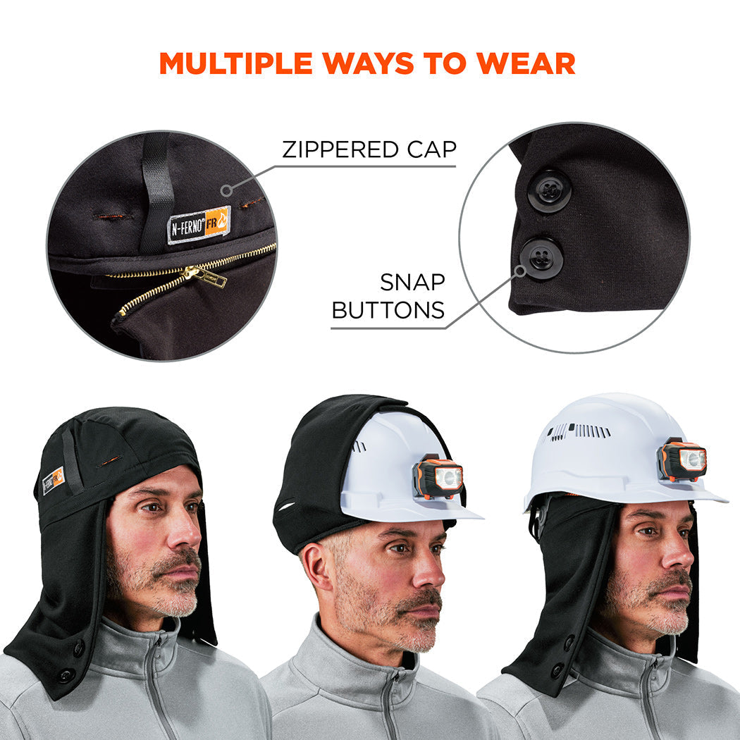 Zipper Removal Winter Liners - Ergodyne - Durable FR Cap