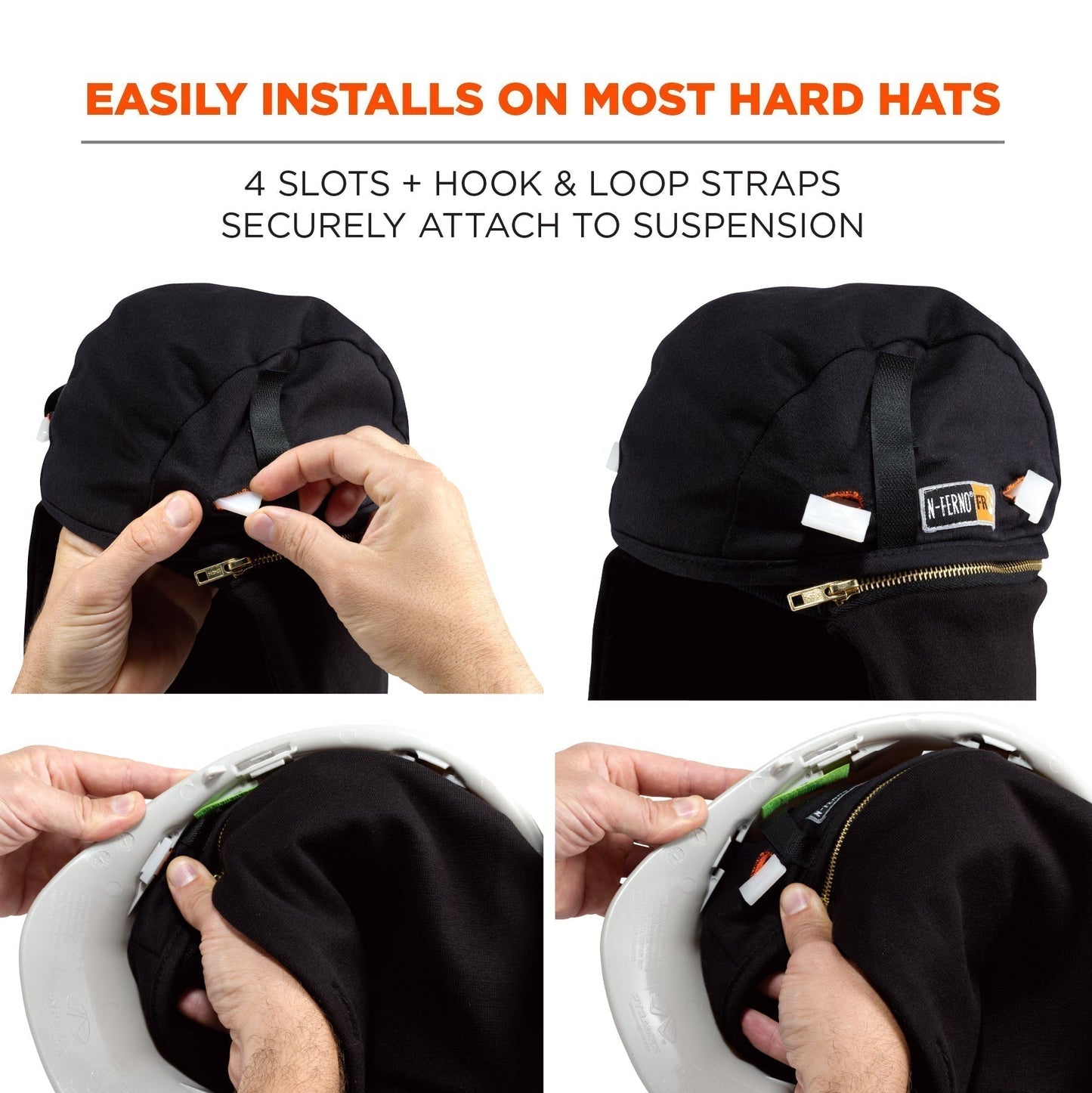 Zipper Removal Winter Liners - Ergodyne - Durable FR Cap