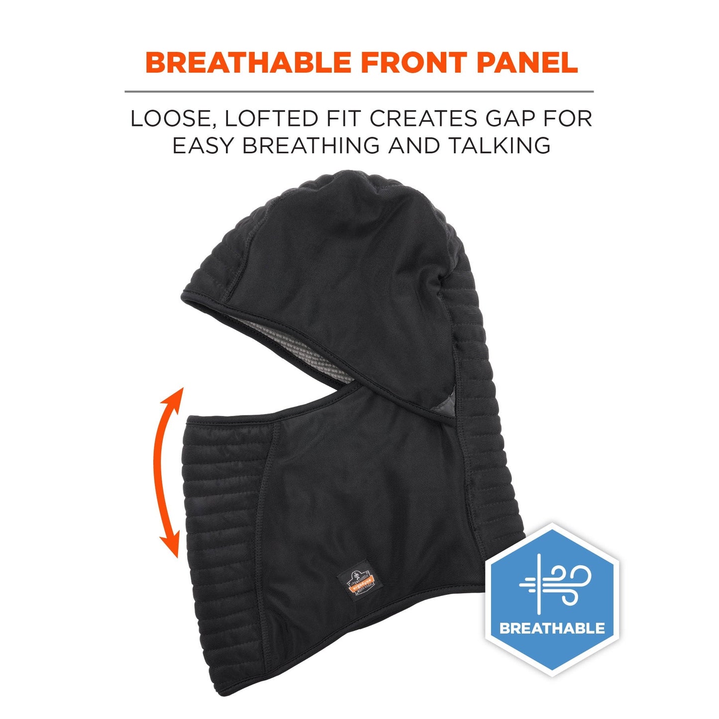 Black Insulated Balaclava - Ergodyne - Warm Comfort
