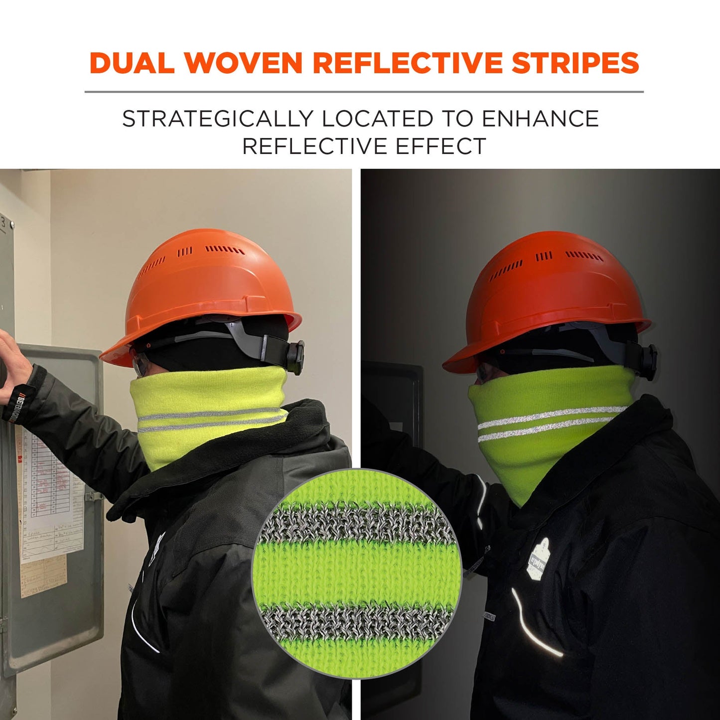 Black Reflective Gaiters - Ergodyne - Warm Design