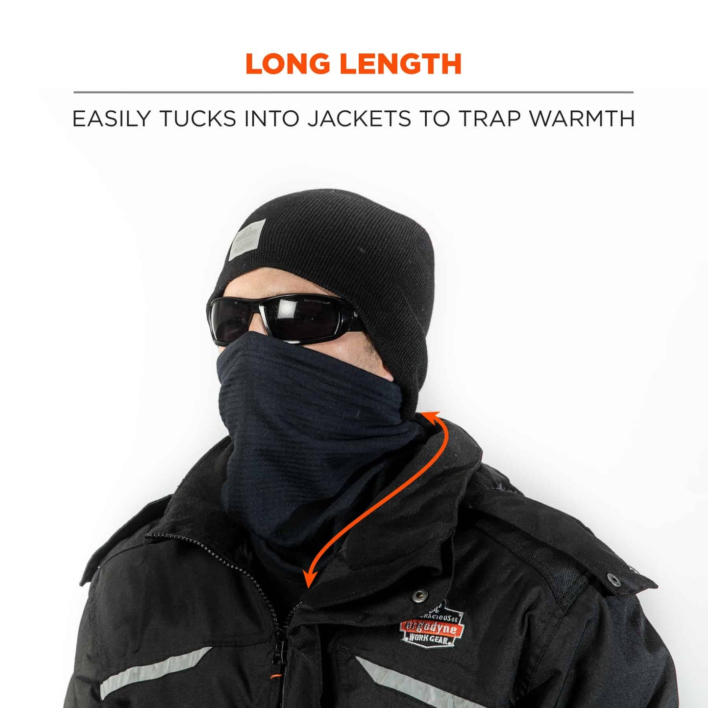 Black Warm Gaiters - Ergodyne - Flame Resistant