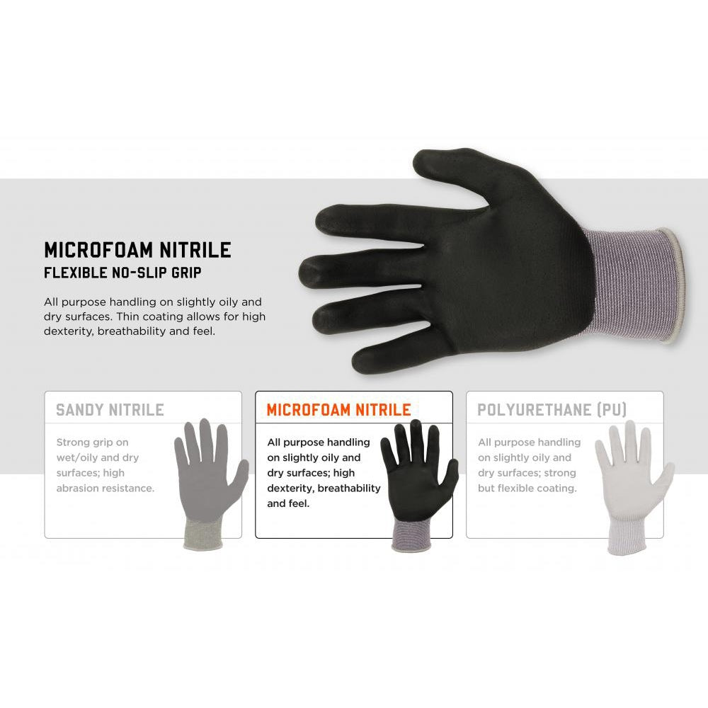 Microfoam Palm String Knit Gloves - Ergodyne - Durable Grip