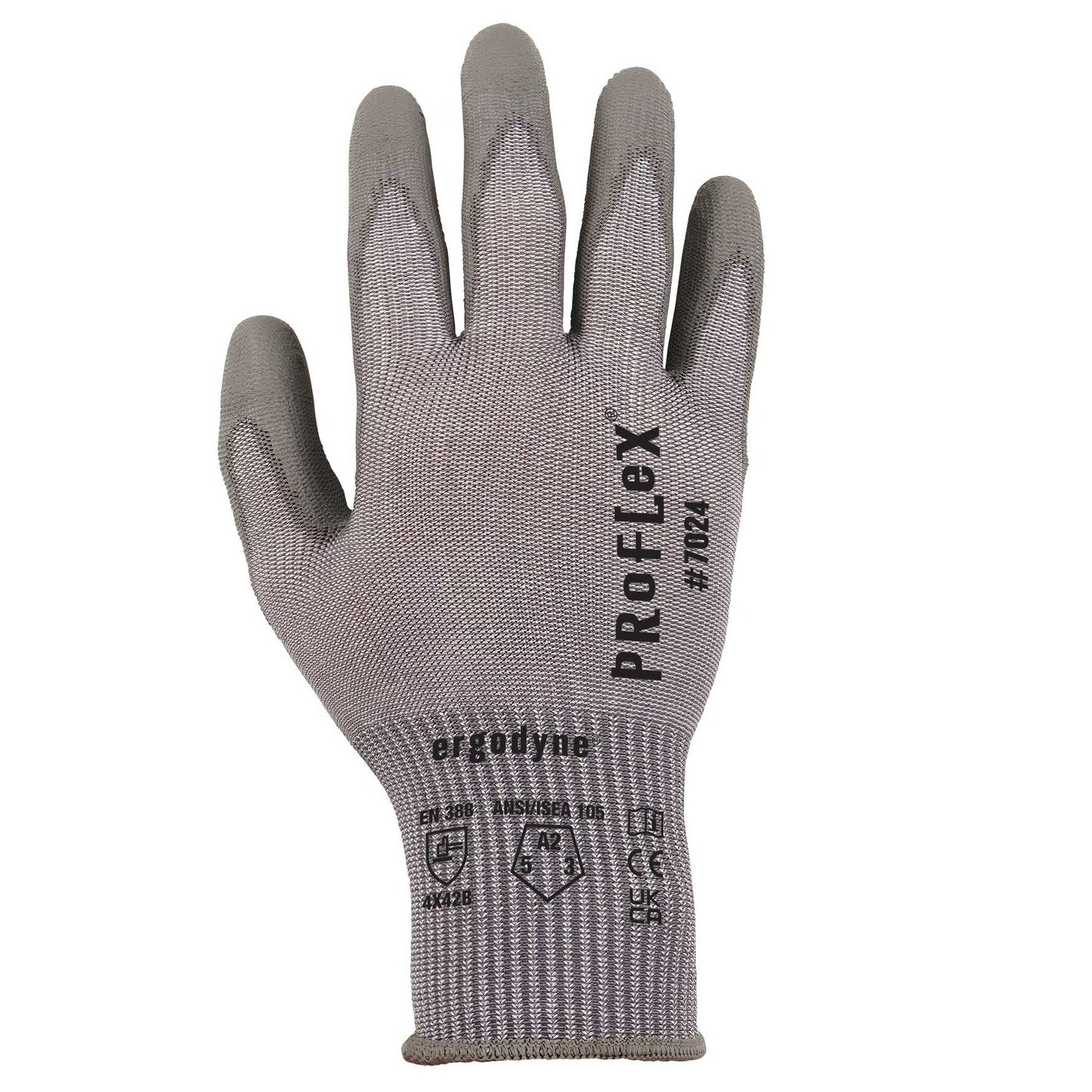 Gray String Knit Gloves - Ergodyne - Cut Resistant