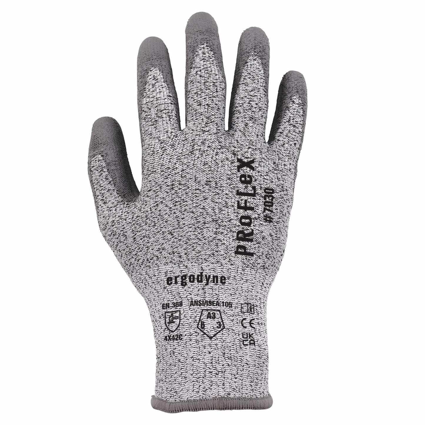 Gray Cut Resistant Gloves - Ergodyne - Flexible Grip