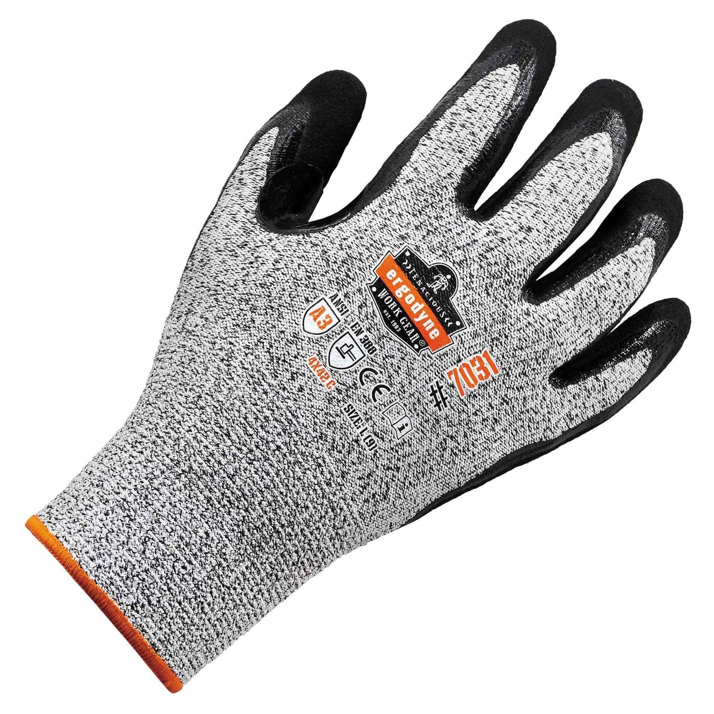 Gray String Knit Gloves - Ergodyne - Cut-Resistant Durable