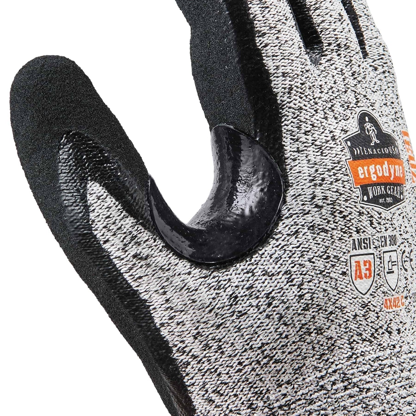 Gray String Knit Gloves - Ergodyne - Cut-Resistant Durable